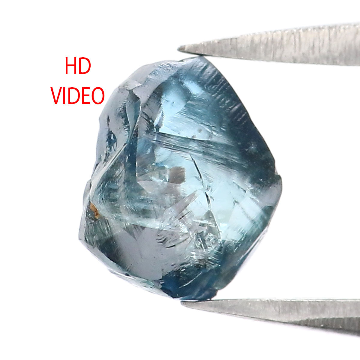 Natural Loose Slice Diamond Blue Color 1.58 store CT 5.40 MM Slice Shape Rose Cut Diamond KR2460