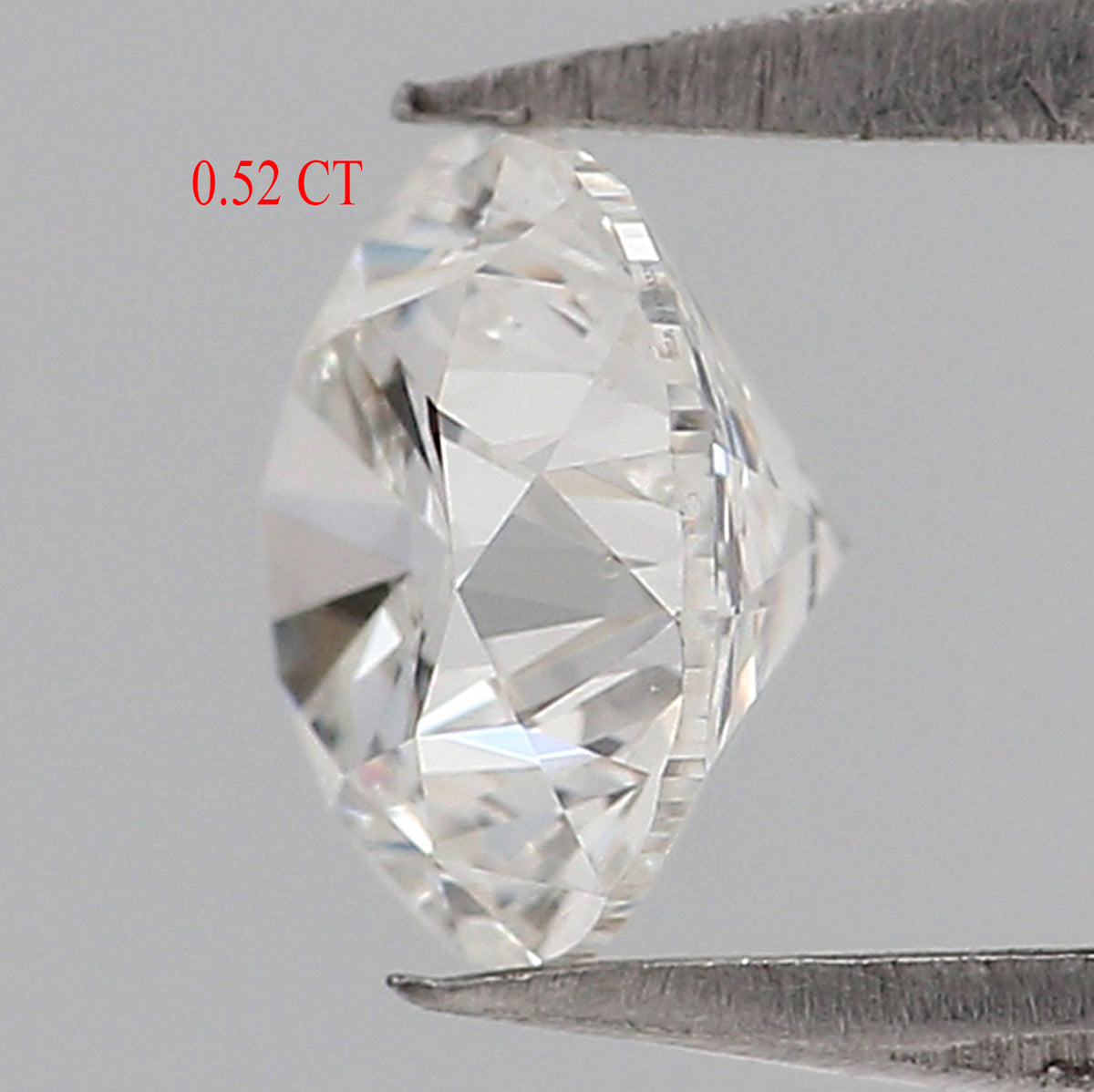 0.33 Cts Natural Tint White Diamond Round Checker Cut Mine GR4974