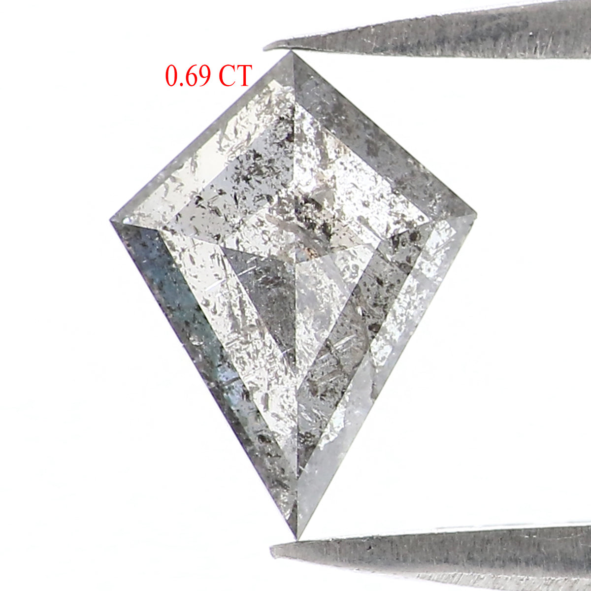 Natural Loose Kite Diamond, Salt And Pepper Kite Diamond, Natural Loose  Diamond, Kite Rose Cut Diamond, Kite Cut, 0.69 CT Kite Shape KQK2714