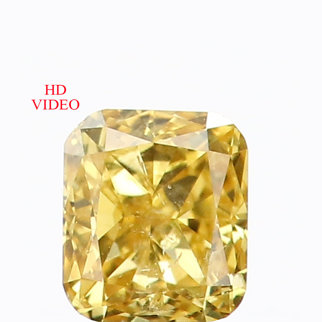 0.12 discount Ct Natural Loose Diamond Cushion Yellow Color SI2 Clarity 2.70 MM N8093