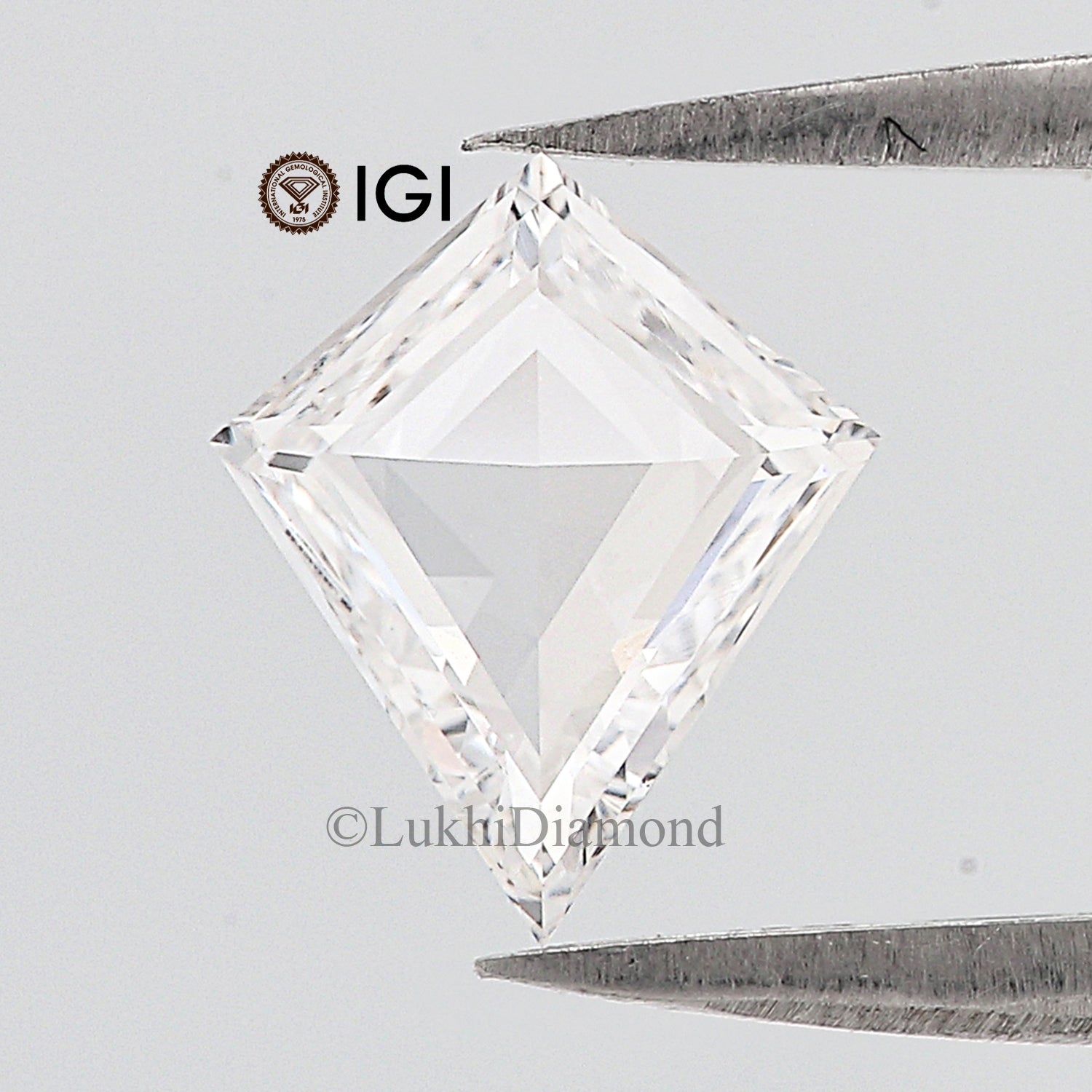 0.76 CT IGI Certified Kite Step Cut Lab Grown Diamond Lab Created Kite Diamond Kite CVD Diamond Lab Made Kite Cut for Engagement Ring Q171