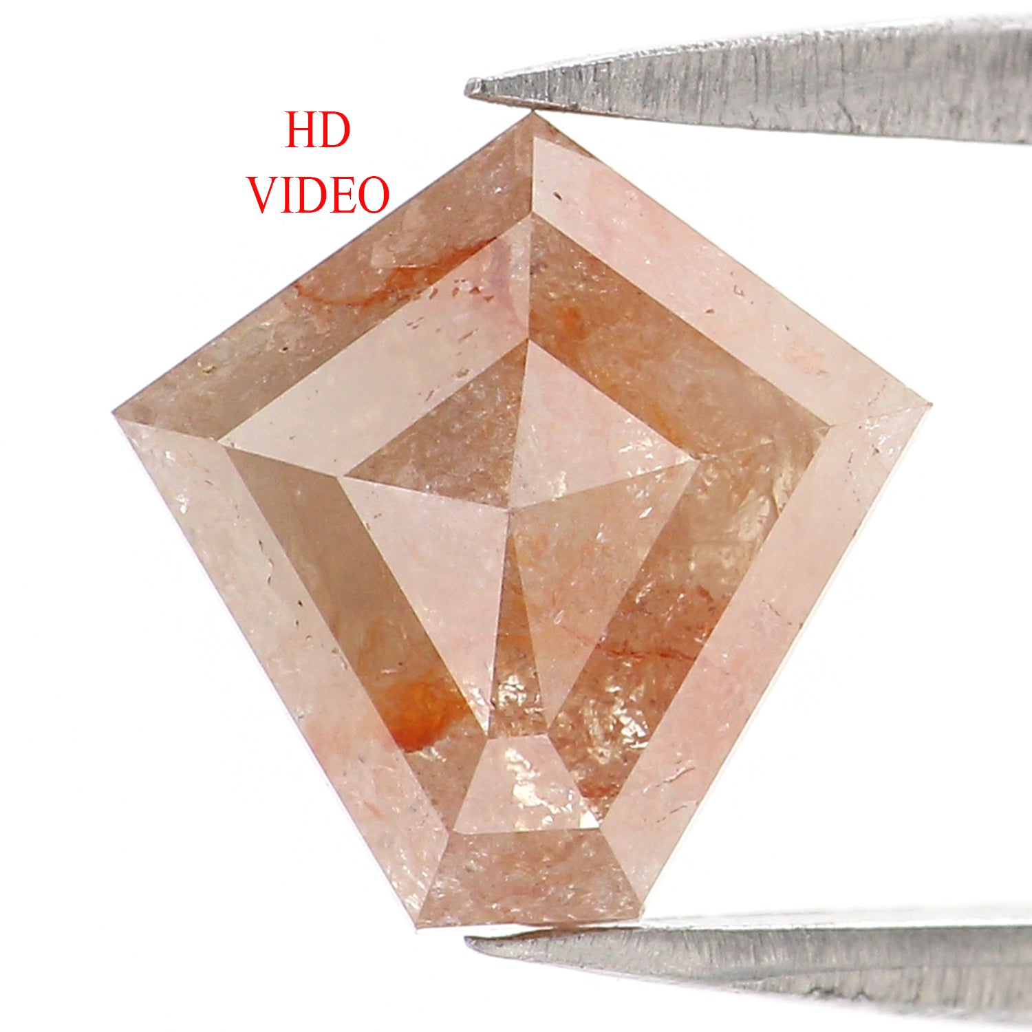 2.01 Ct Natural Loose Pentagon Shape Diamond Brown Color Pentagon Diamond 8.80 MM Natural Loose Diamond Brown Pentagon Cut Diamond LQ9933