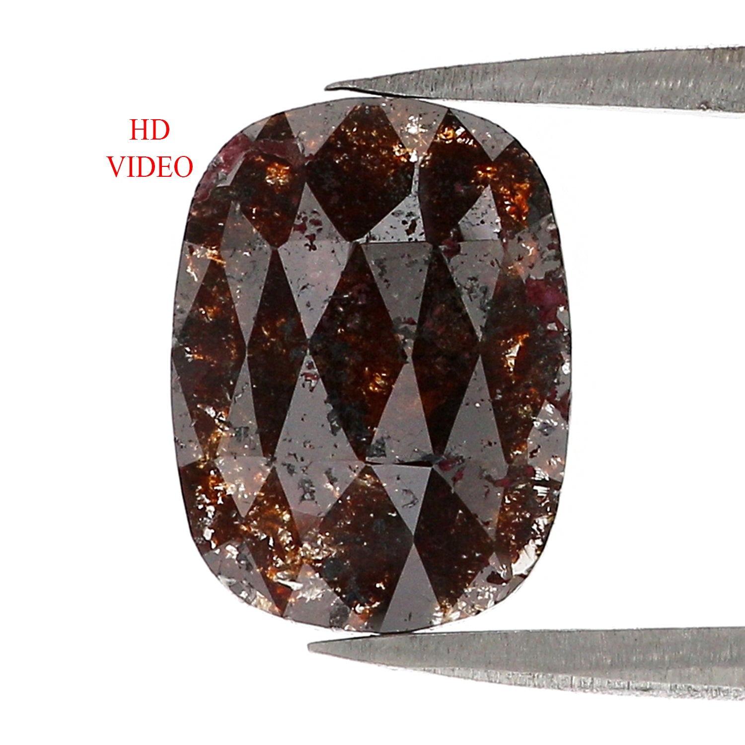 1.83 CT Natural Loose Oval Shape Diamond Brown Color Oval Cut Diamond 11.45 MM Natural Brown Color Diamond Oval Rose Cut Diamond LQ3157