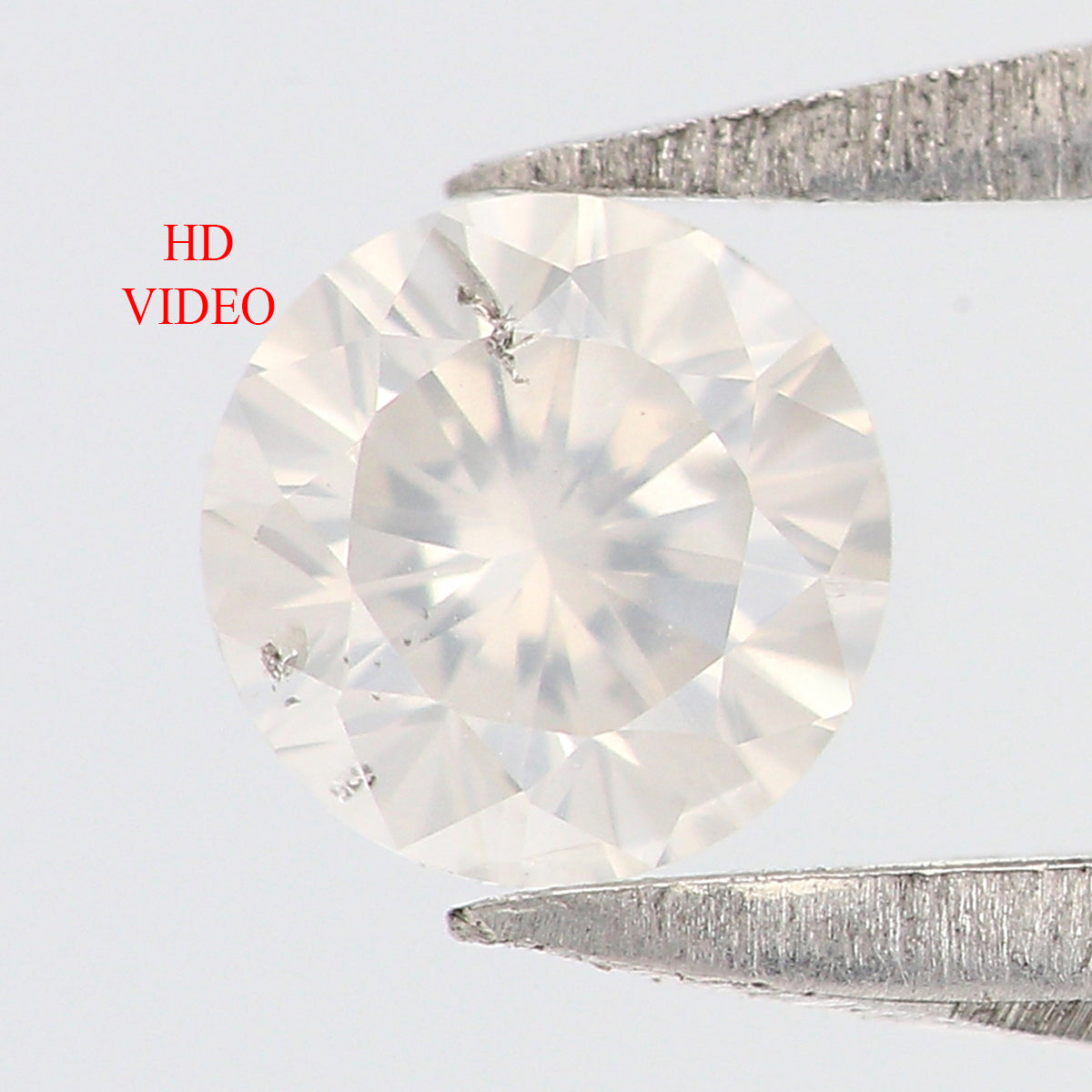 Natural Loose Round Brilliant Cut Diamond White Color 0.20 CT 3.70 MM Round Shape Brilliant Cut Diamond KR2487