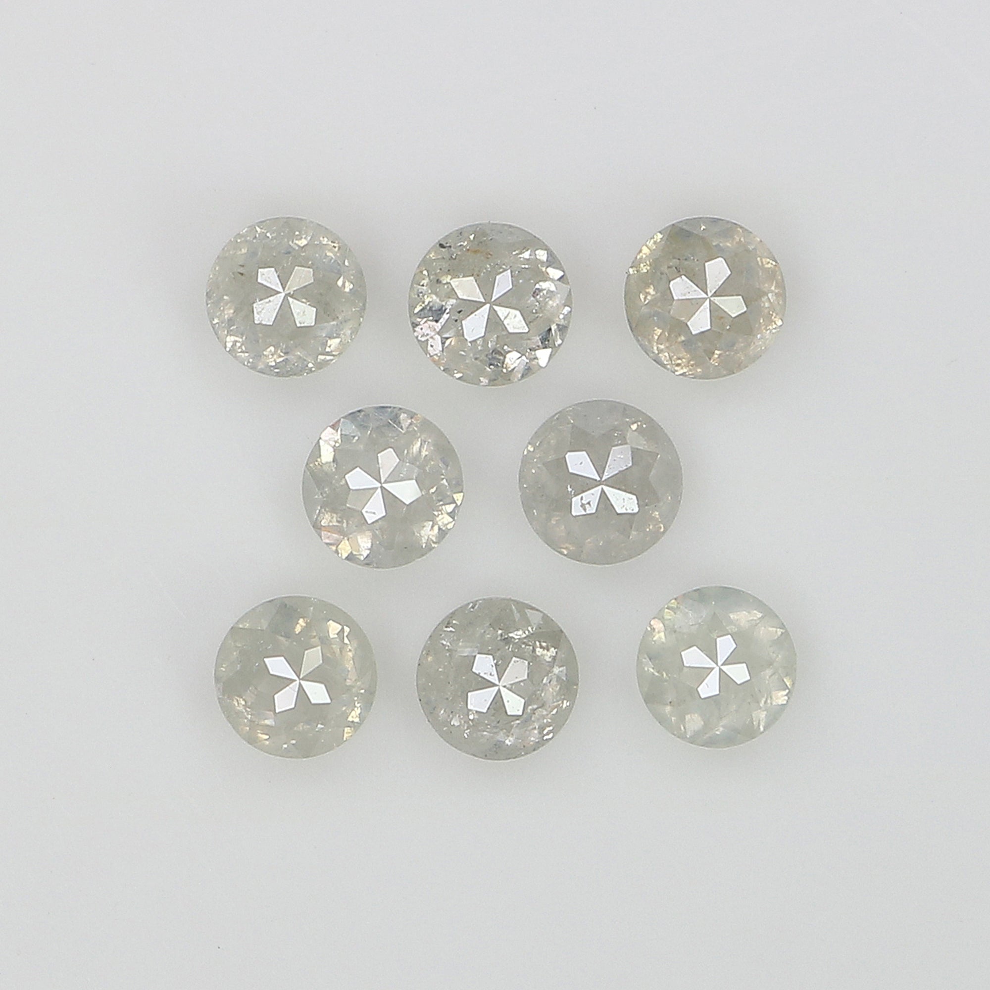 0.94 CT Natural Loose Round Rose Cut Diamond Grey Color Round Shape Diamond 2.80 MM Natural Loose Grey Color Round Rose Cut Diamond LQ3188