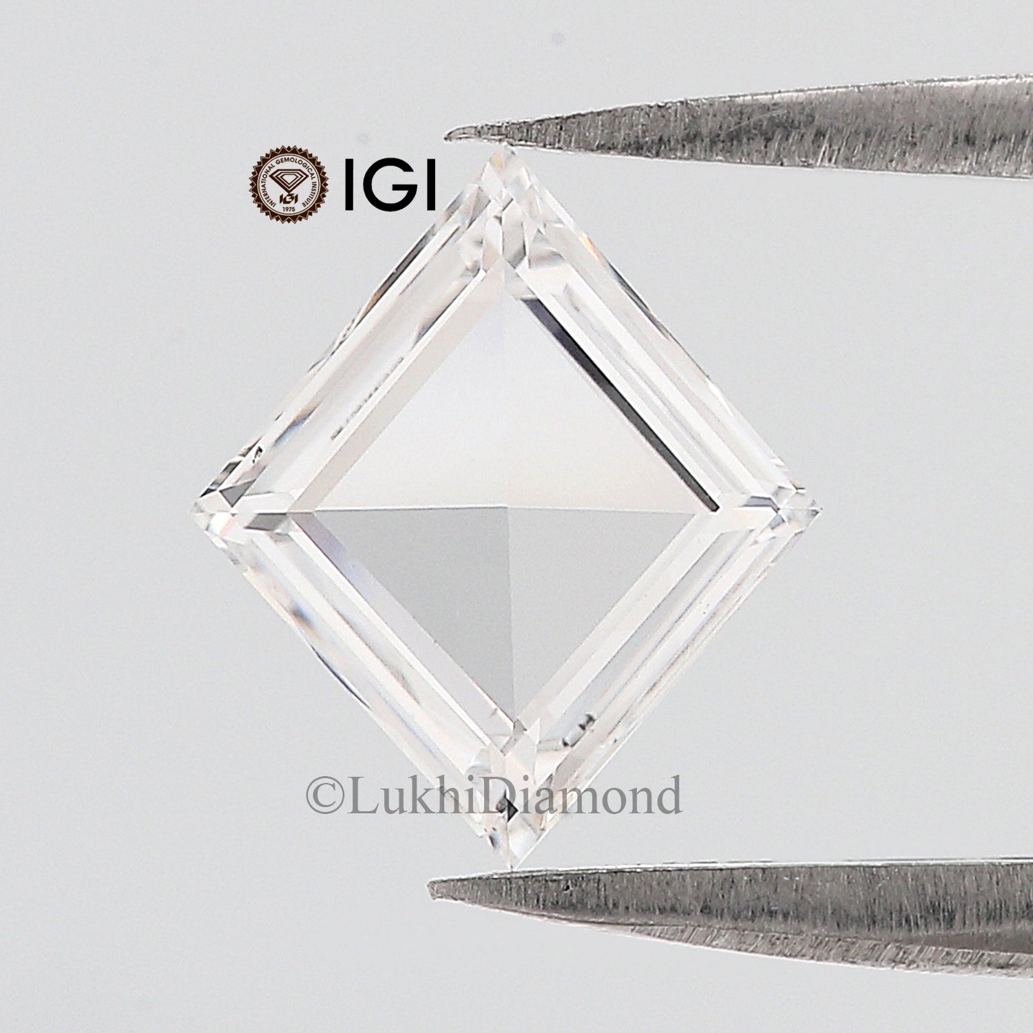 0.88 CT IGI Certified Kite Step Cut Diamond White - E Color VS1 Clarity Lab Grown Diamond Lab Created Kite Diamond Kite CVD Diamond Q170