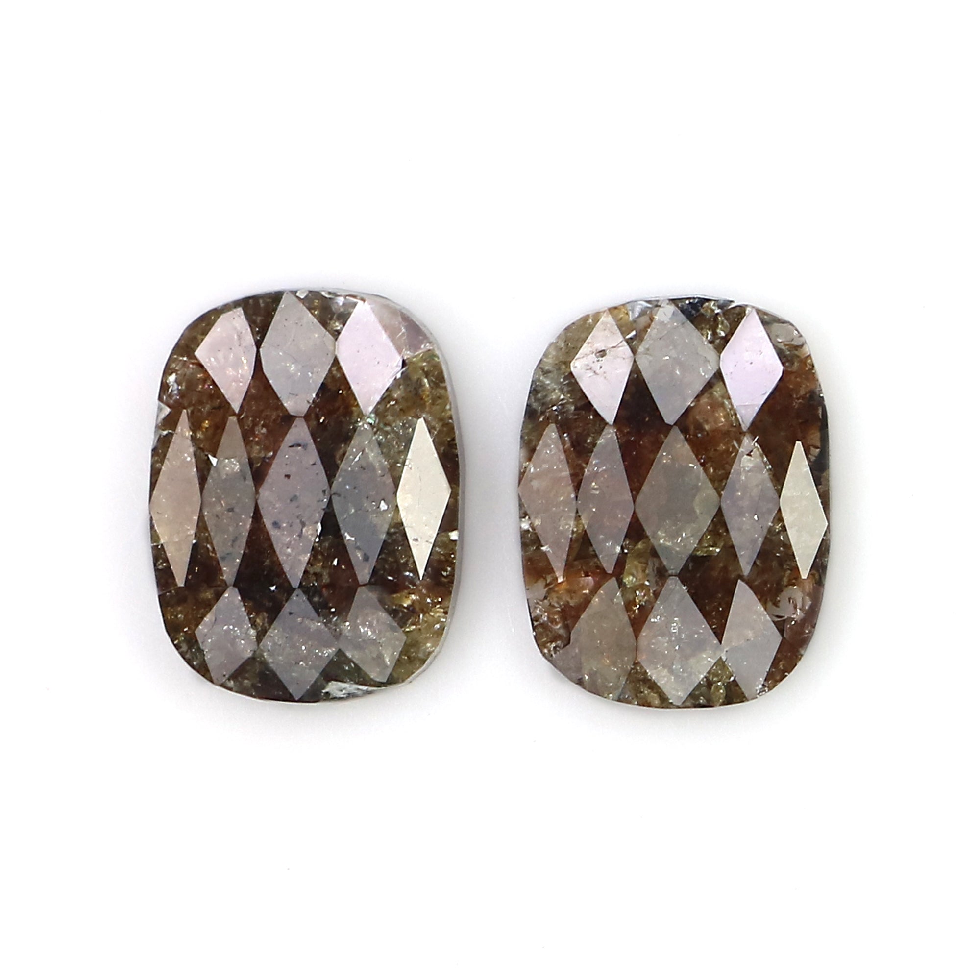 2.77 CT Natural Loose Oval Shape Pair Diamond Brown Color Diamond 9.10 MM Natural Loose Diamond Oval Cut Diamond Oval Pair Diamond LQ3162