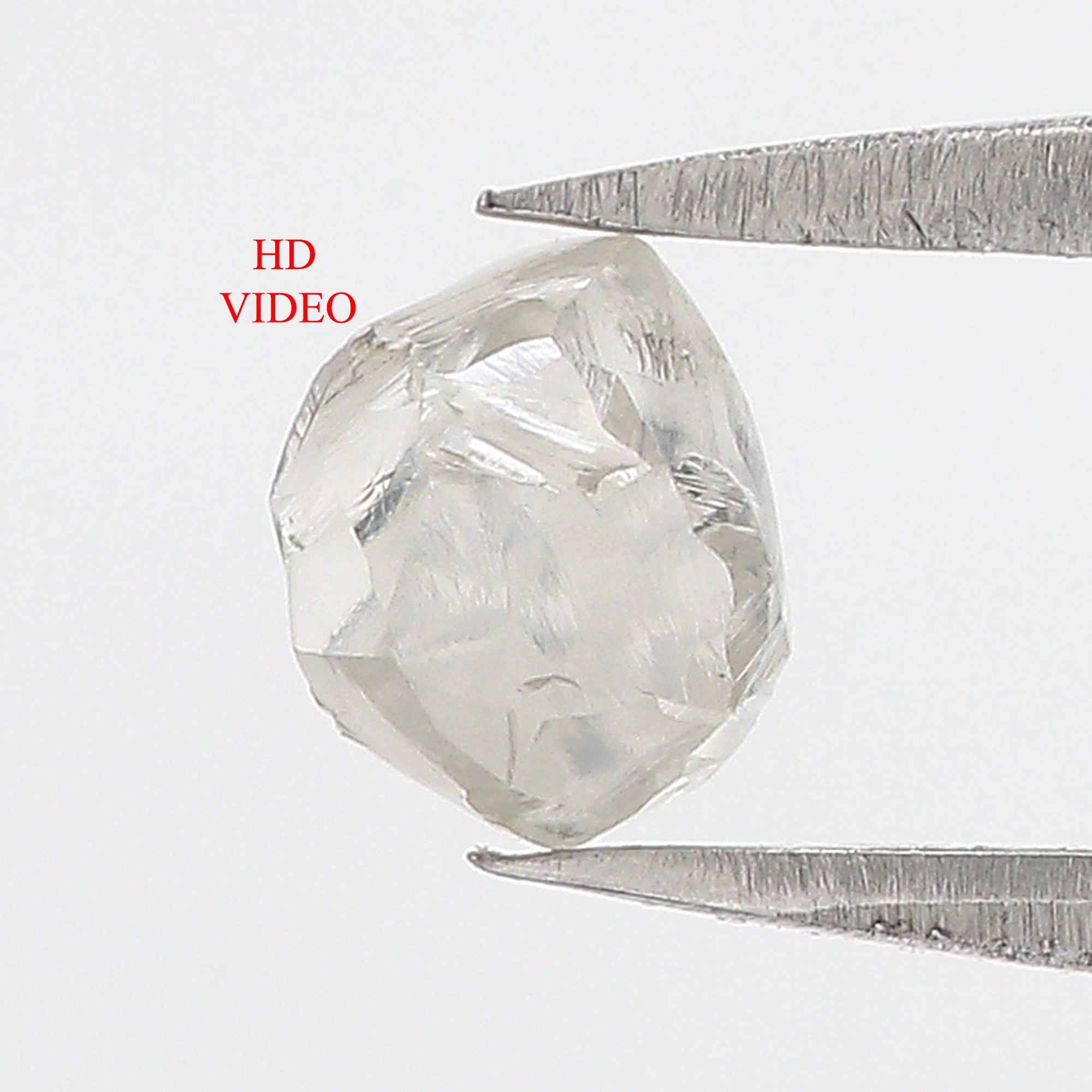1.04 CT Natural Loose Rough Shape Diamond Milky White Color Rough Diamond 5.70 MM Natural Loose Diamond Rough Irregular Cut Diamond QL3115