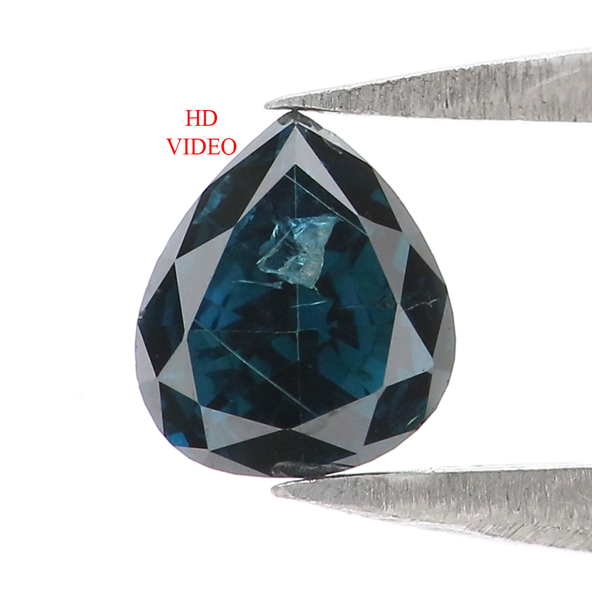 Natural Loose Pear Blue Color Diamond 0.27 CT 4.90 MM Pear Shape Rose Cut Diamond L8523