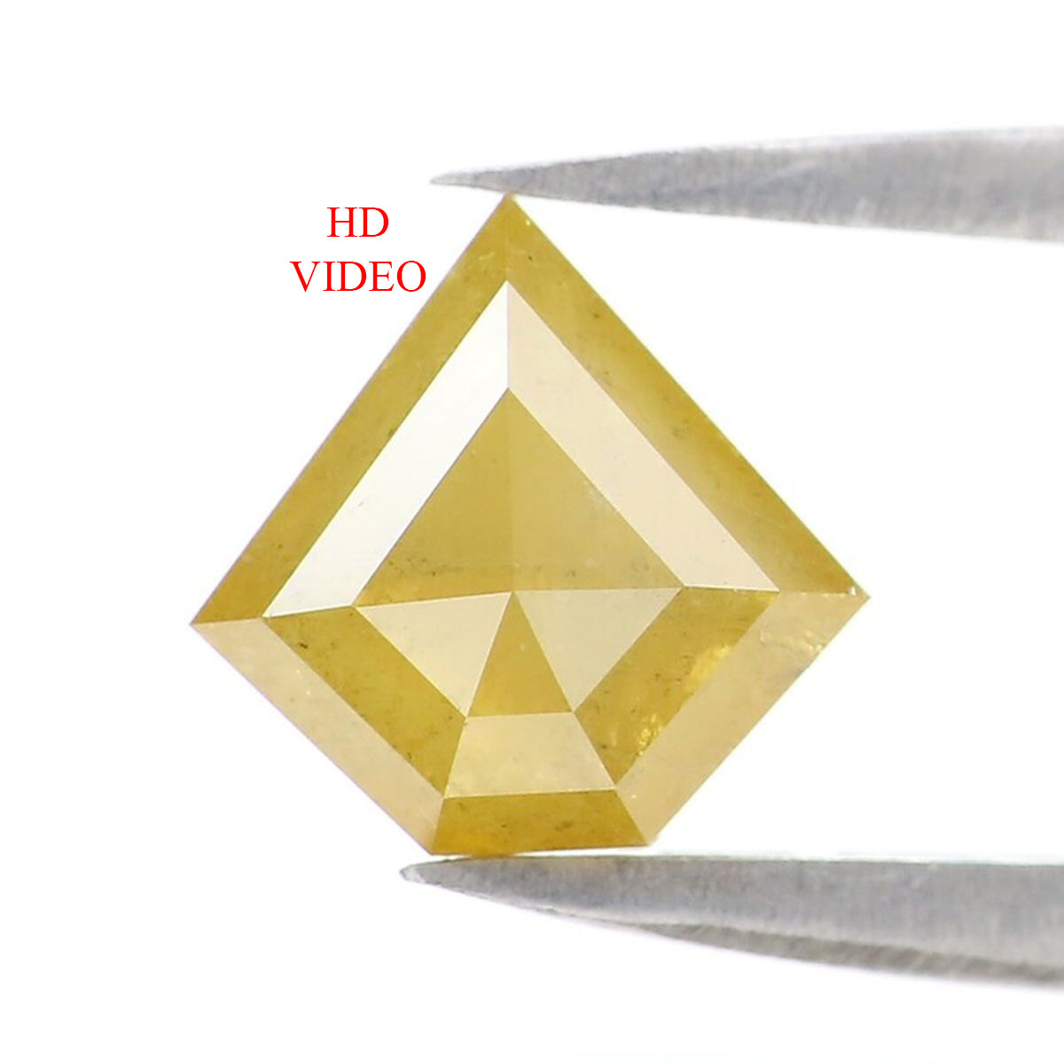 1.19 CT Natural Loose Shield Shape Diamond Yellow Color Shield Cut Diamond 7.30 MM Natural Loose Diamond Shield Rose Cut Diamond LQ9638