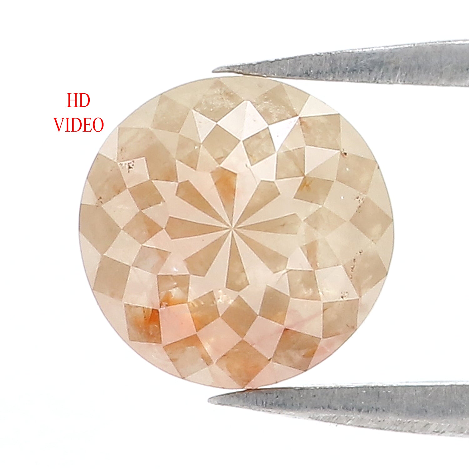 1.62 CT Natural Loose Round Rose Cut Diamond Brown Color Round Cut Diamond 8.00 MM Natural Loose Diamond Round Rose Cut Shape Diamond LQ7962