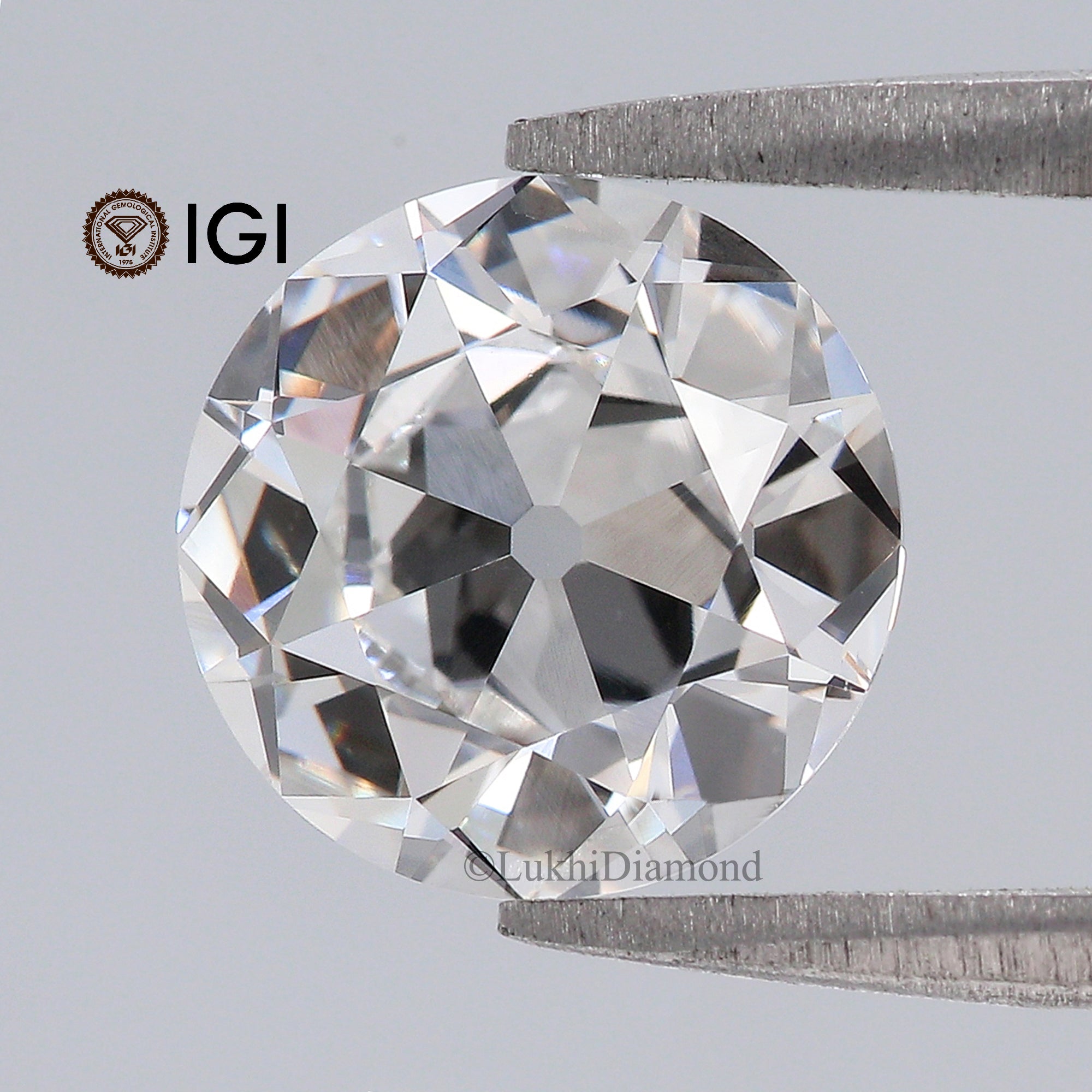 2.50 CT IGI Certified Round Old European Cut Diamond White - F Color VS1 Clarity Lab Grown CVD Diamond Lab Created Loose Round Diamond L3241