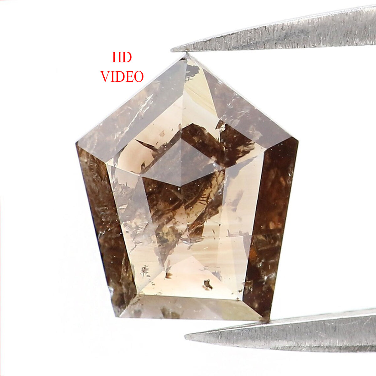 1.10 CT Natural Loose Shield Diamond Brown Color Shield Diamond Natural Loose Diamond 8.60 MM Shield Cut Diamond Shield Shape Diamond KQ1869