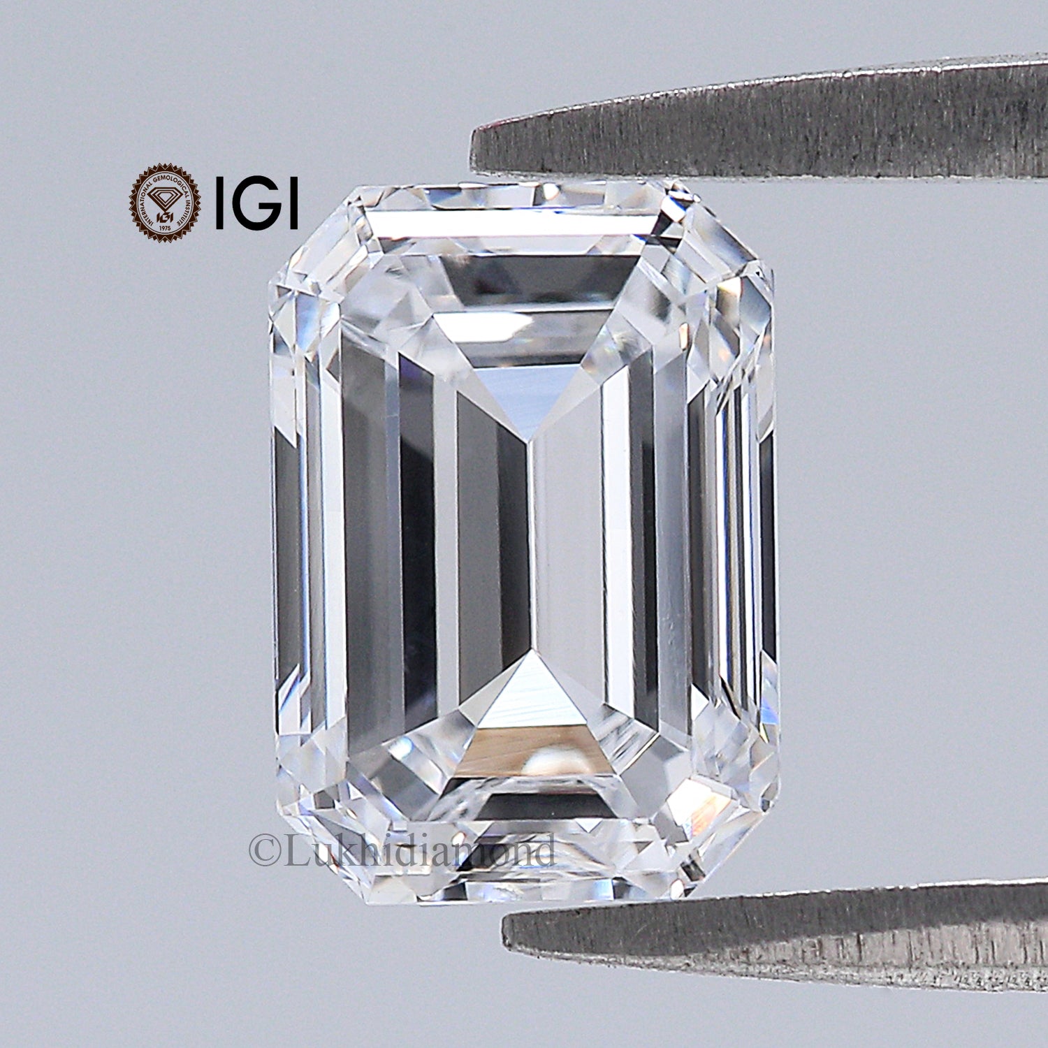 2.18 CT IGI Certified Emerald Cut Diamond White - E Color VVS2 Clarity Lab Grown Diamond Lab Created Emerald Diamond CVD Diamond L3245