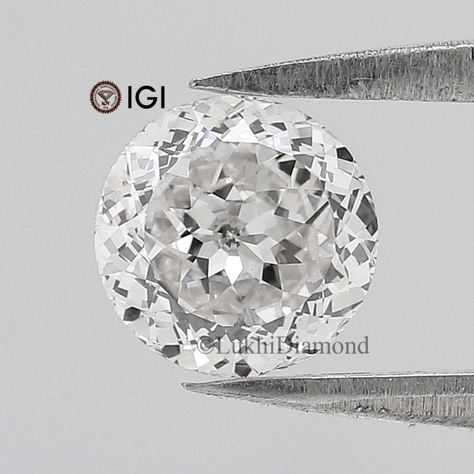 0.97 CT IGI Certified Round Portuguese Cut Diamond White - G Color VS1 Clarity Lab Grown Diamond Lab Created Loose Round CVD Diamond Q183