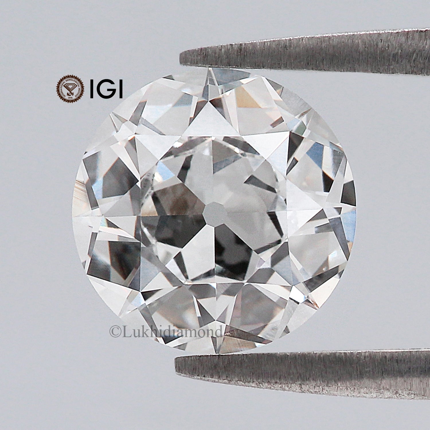 2.47 CT IGI Certified Old European Cut Diamond White - E Color VS1 Clarity Lab Grown Diamond Lab Crated Round Old Cut CVD Diamond L3238