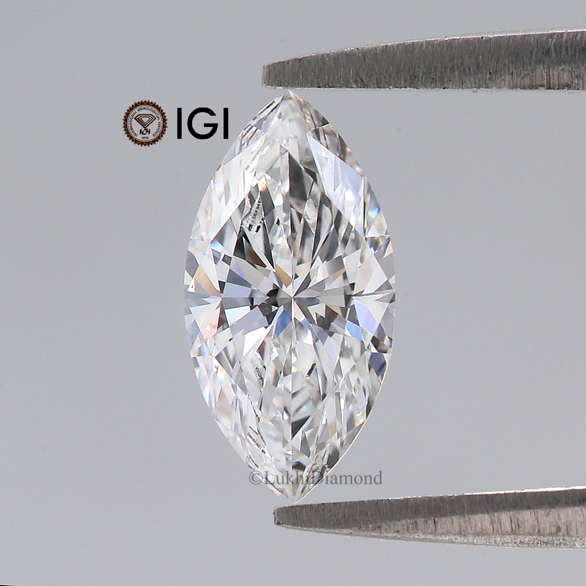 1.01 CT IGI Certified Marquise Brilliant Cut Diamond White-D Color VVS2 Clarity Lab Grown Diamond Lab Created Marquise Cut CVD Diamond L3244