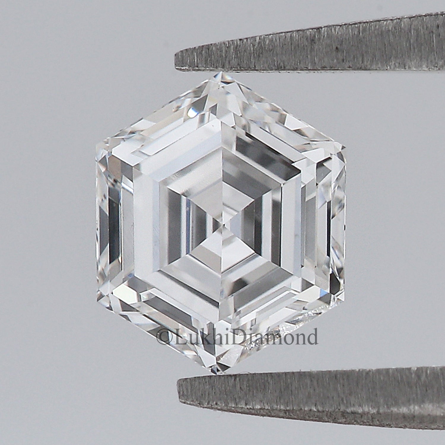 1.01 CT IGI Certified Hexagonal Step Cut Diamond White - D Color VVS2 Clarity Lab Grown Diamond Lab Created Diamond Hexagon CVD Diamond Q191