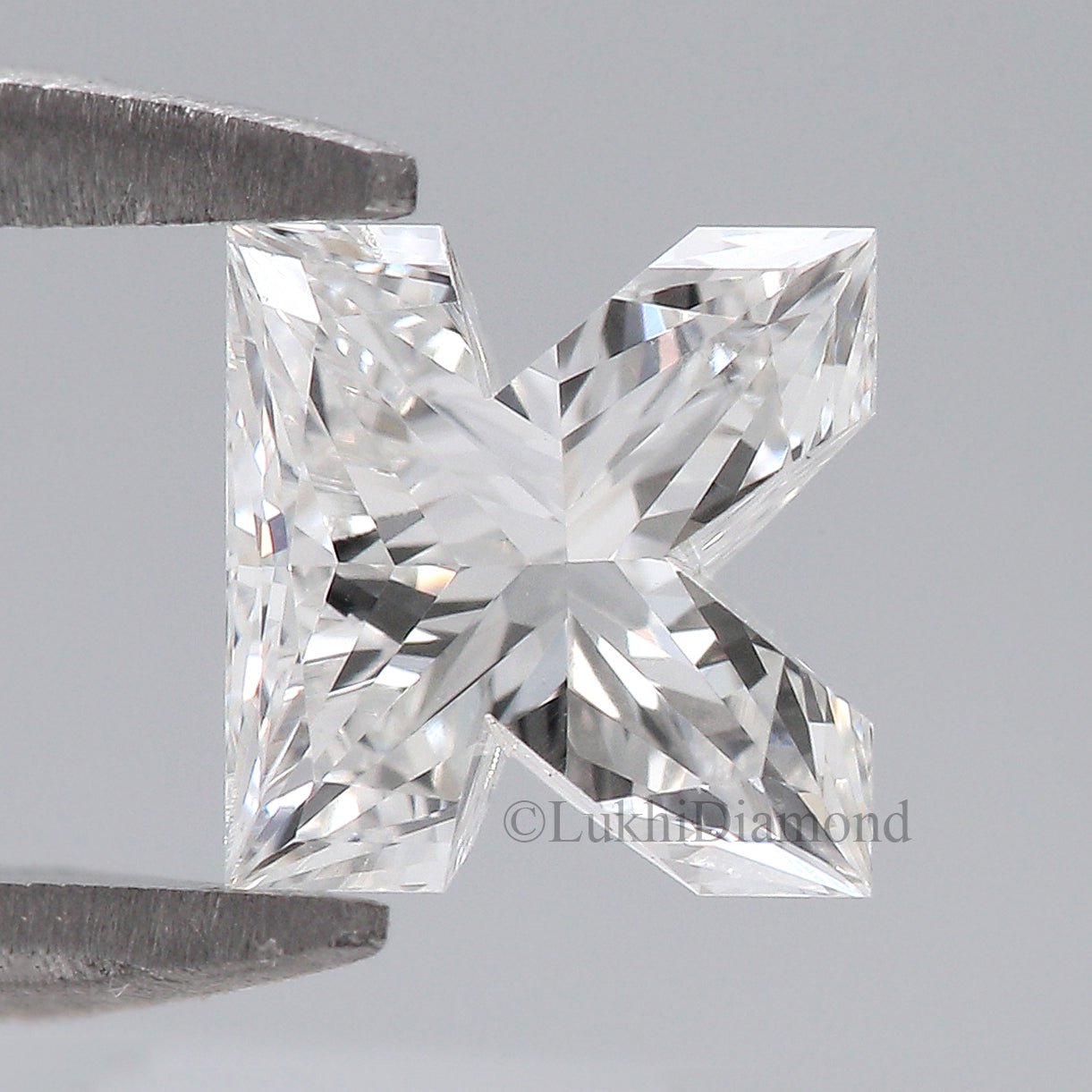 0.88 CT Alphabet-K Cut Diamond E Color VS1 Clarity Lab Grown Diamond CVD Diamond Lab Created Alphabet-K Brilliant Cut Diamond L3208