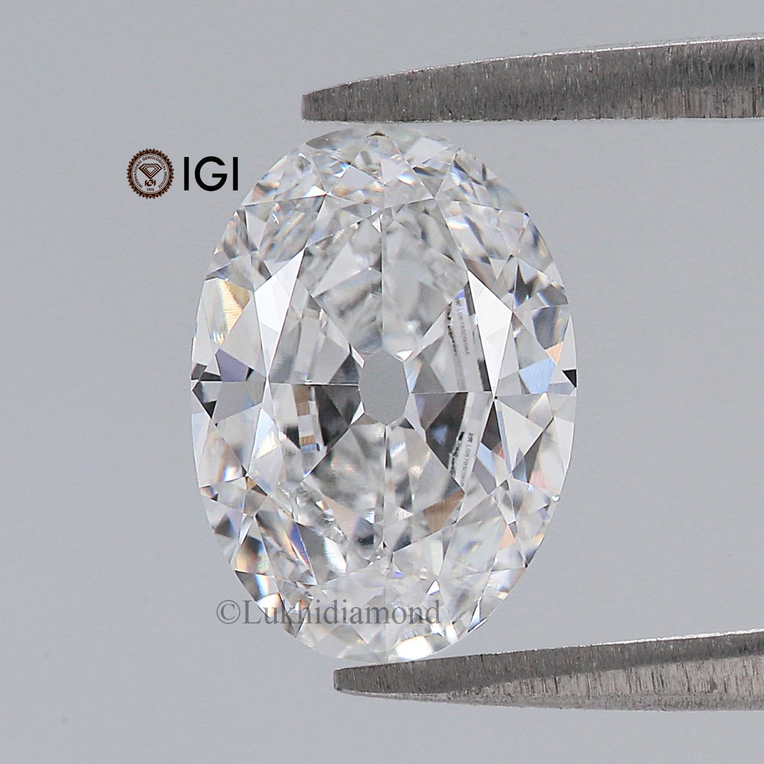 2.15 CT IGI Certified Oval Old European Cut Diamond White - E Color VS1 Clarity Diamond Lab Grown Diamond Lab Created Oval CVD Diamond L3252