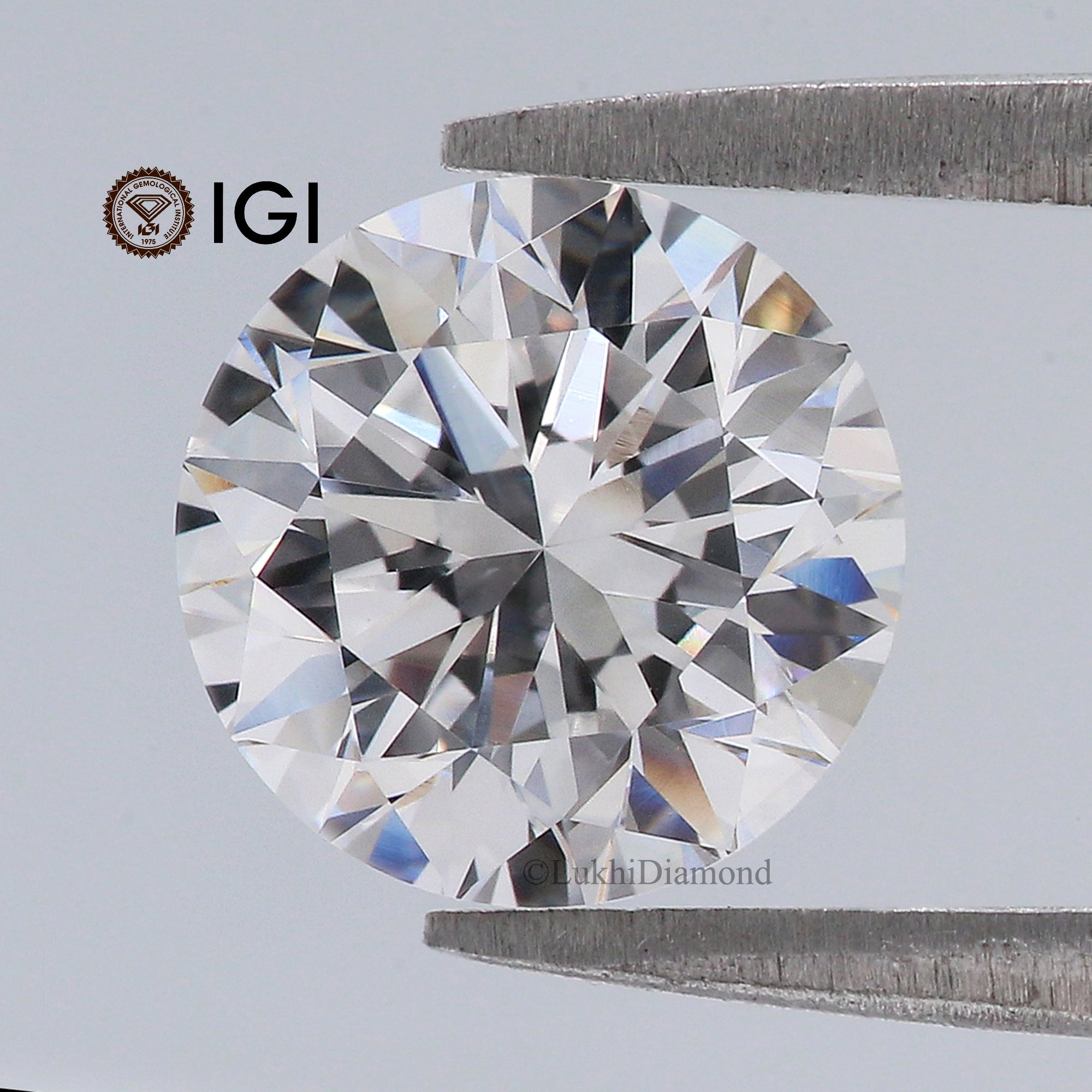 2.50 CT IGI Certified Round Brilliant Cut Diamond White - D Color VVS2 Clarity Lab Grown Diamond Lab Created Diamond Round Diamond L3249