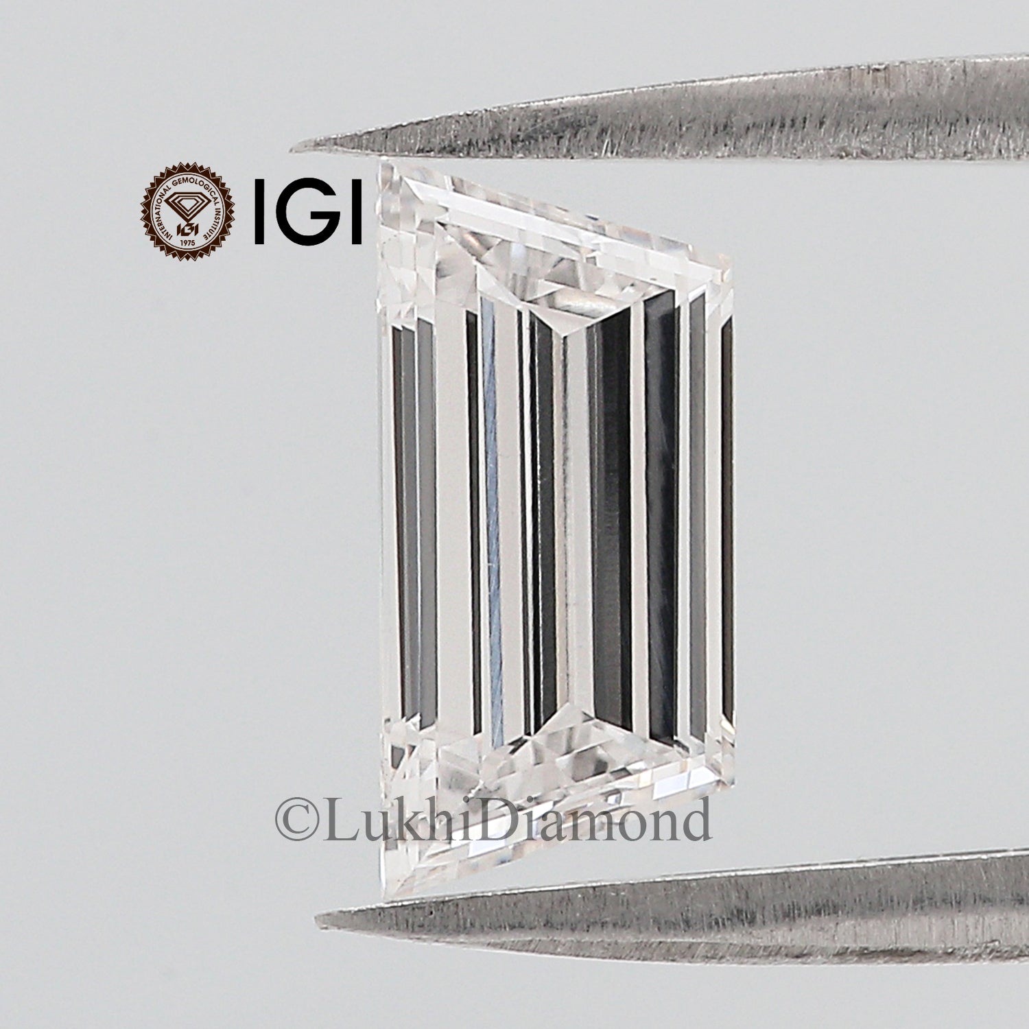 2.05 CT IGI Certified Trapeze Step Cut Diamond White - G Color VS1 Clarity Lab Grown Diamond Lab Created Trapeze Diamond CVD Diamond Q200