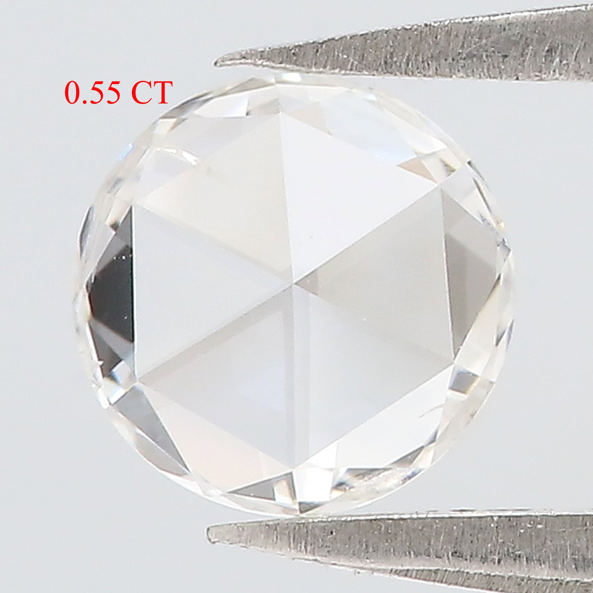 0.55 CT Natural Loose Round Rose Cut Diamond White - G Rose Cut Diamond 6.00 MM Natural Loose White -G Diamond Round Rose Cut Diamond QL6242