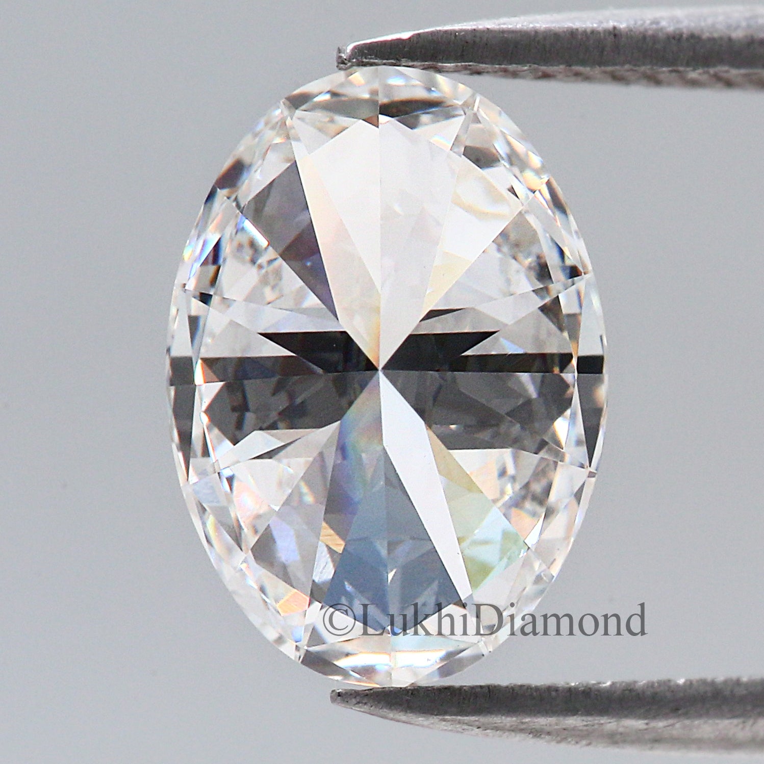 3.05 CT IGI Certified Oval Brilliant Cut Diamond White - D Color VVS1 Clarity Lab Grown Diamond Lab Created Oval Diamond CVD Diamond Q196