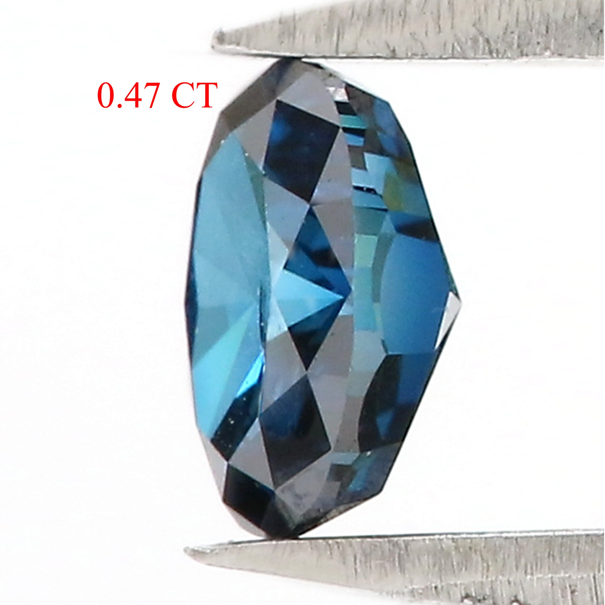 0.47 CT Natural Loose Oval Shape Diamond Blue Color Oval Shape Diamond 5.30 MM Natural Blue Color Diamond Oval Brilliant Cut Diamond QK2111