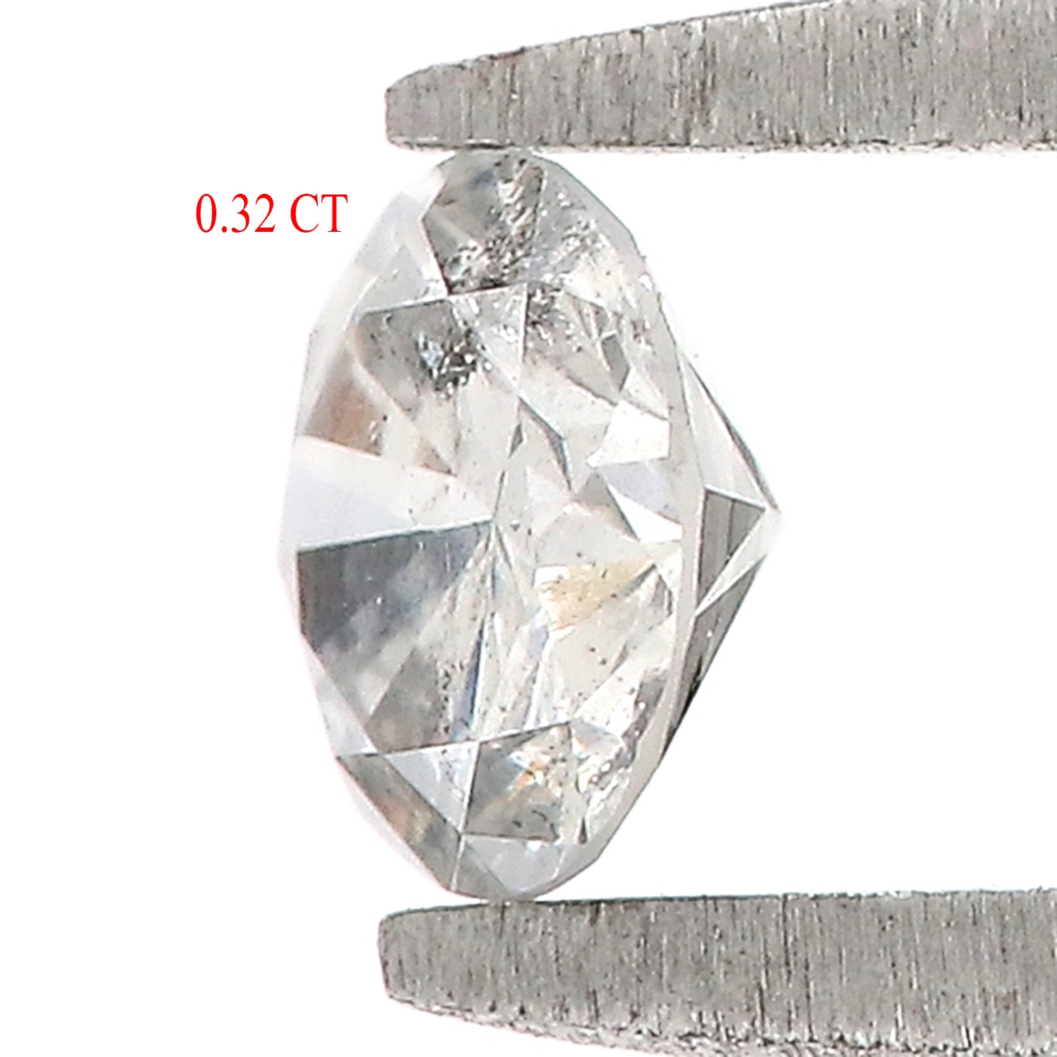 0.32 Ct Natural Loose Round Shape Diamond White Milky Color Round Diamond 4.50 MM Natural Loose Diamond Round Brilliant Cut Diamond QL7914