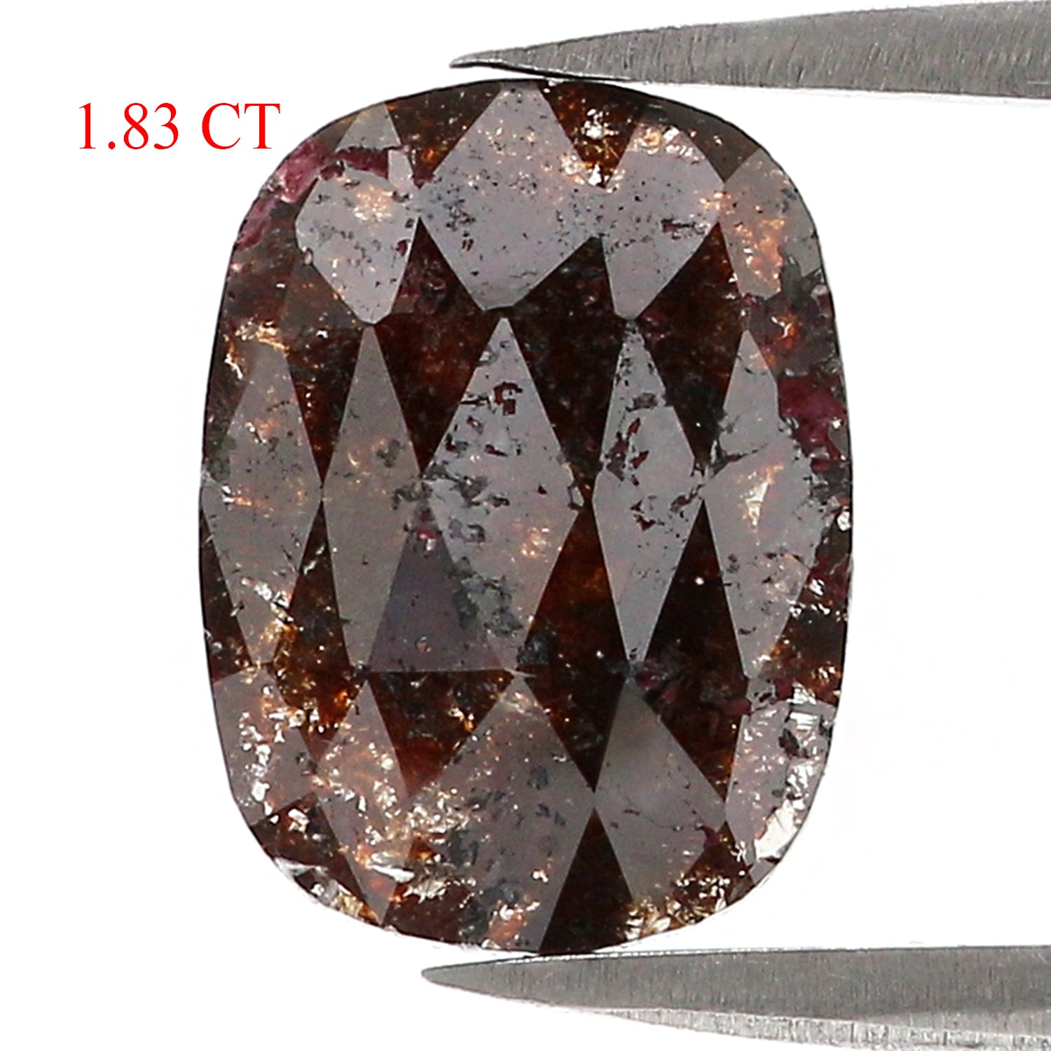 1.83 CT Natural Loose Oval Shape Diamond Brown Color Oval Cut Diamond 11.45 MM Natural Brown Color Diamond Oval Rose Cut Diamond LQ3157