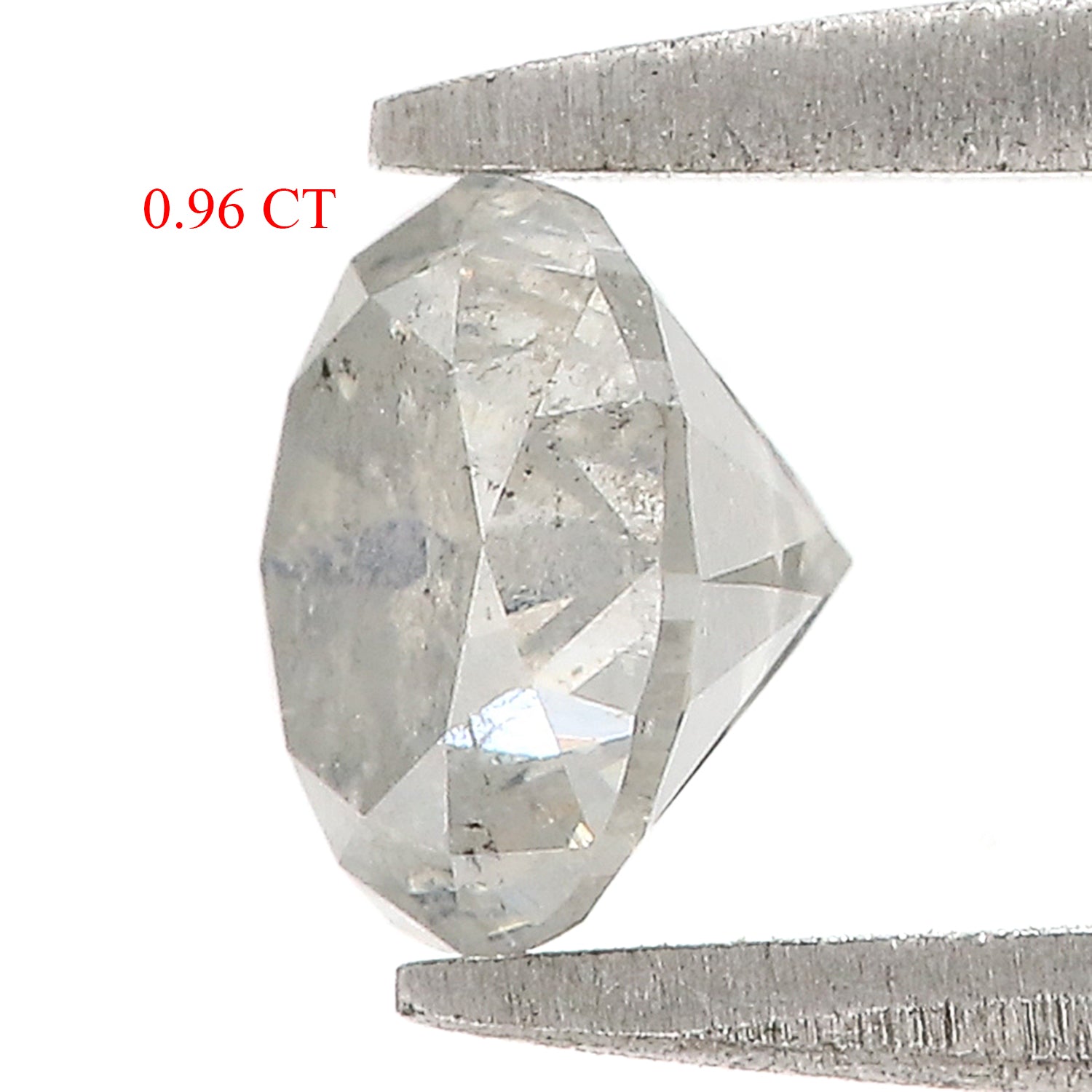 0.96 CT Natural Loose Round Shape Diamond Grey Color Round Cut Diamond 6.00 MM Natural Loose Grey Color Round Brilliant Cut Diamond LQ206