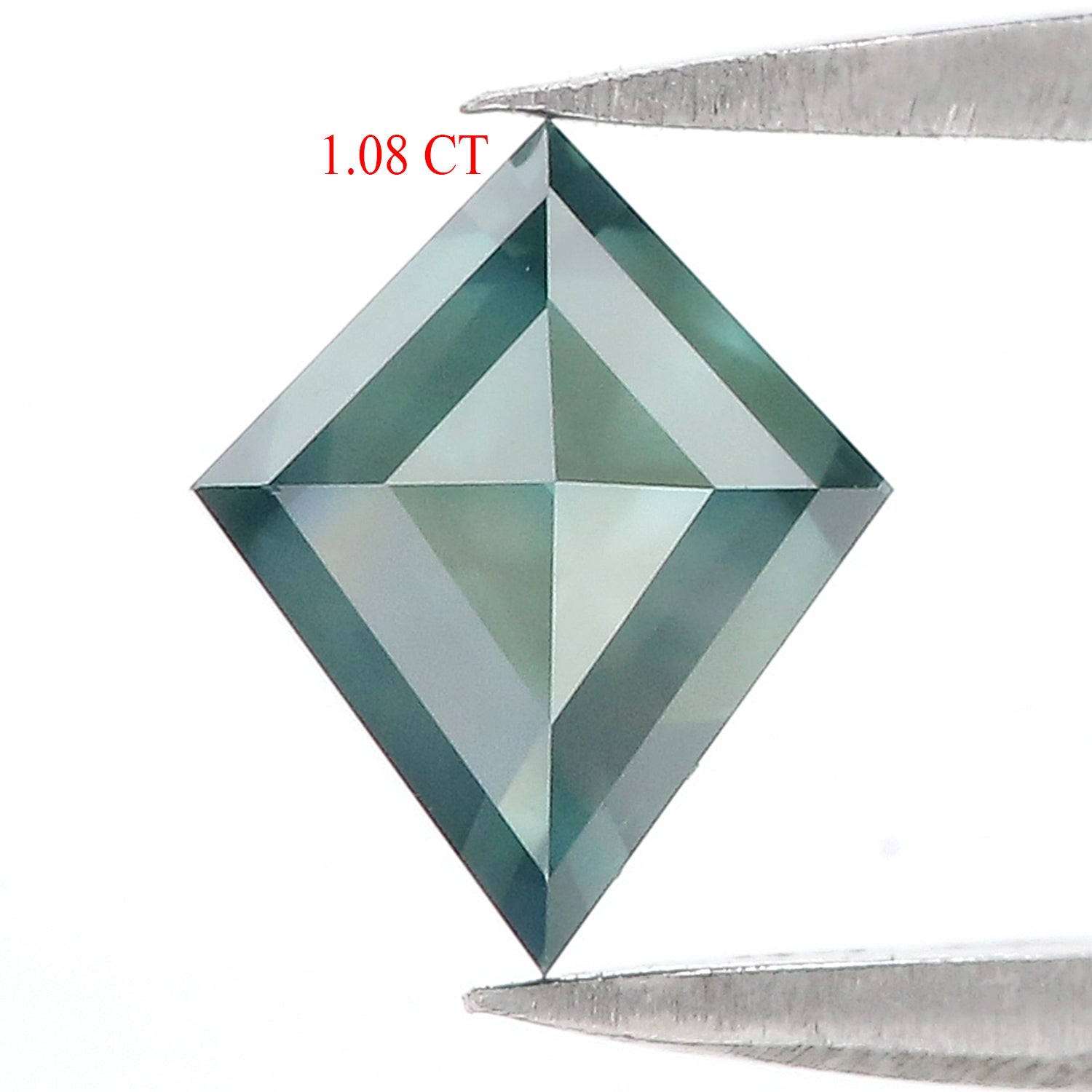 1.08 Ct Natural Loose Kite Shape Diamond Blue Color Kite Diamond 8.00 MM Natural Kite Cut Diamond Blue Color Kite Rose Cut Diamond LQ3054