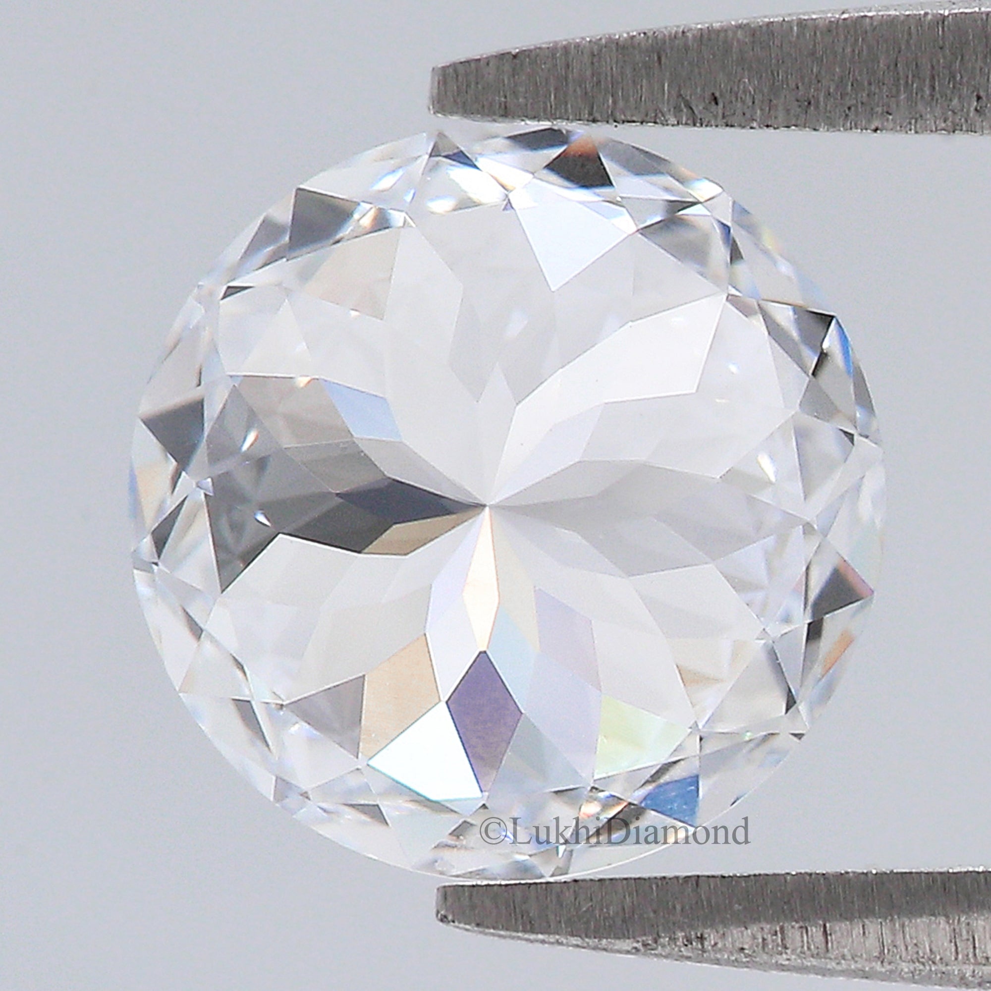 2.05 CT IGI Certified Round Portuguese Cut Diamond White - F Color VS2 Clarity Lab Grown Lab Created Round Modified Cut CVD Diamond L3239