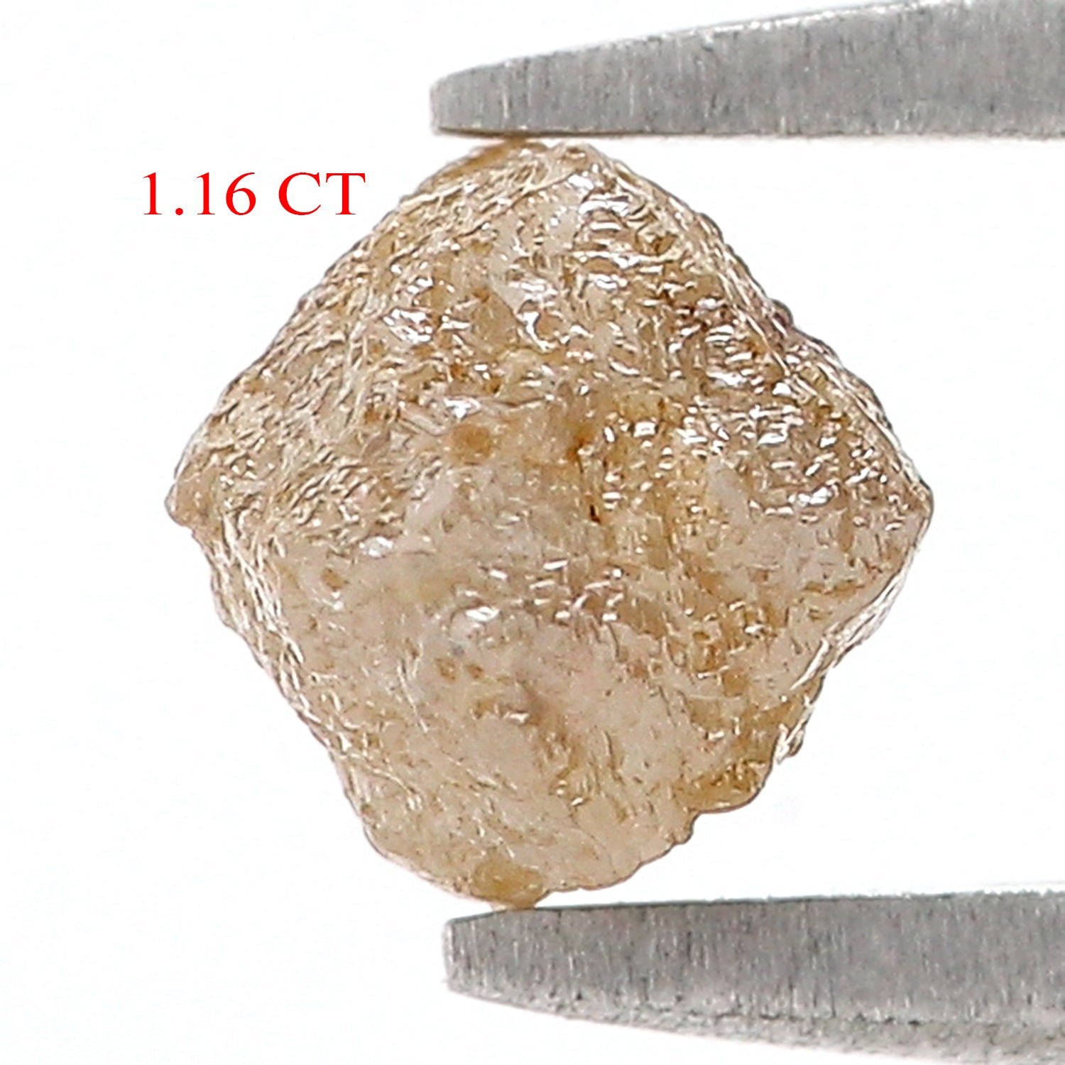 1.16 CT Natural Loose Rough Shape Diamond Yellow Color Rough Diamond 5.55 MM Natural Loose Yellow Color Rough Irregular Cut Diamond KQ1260