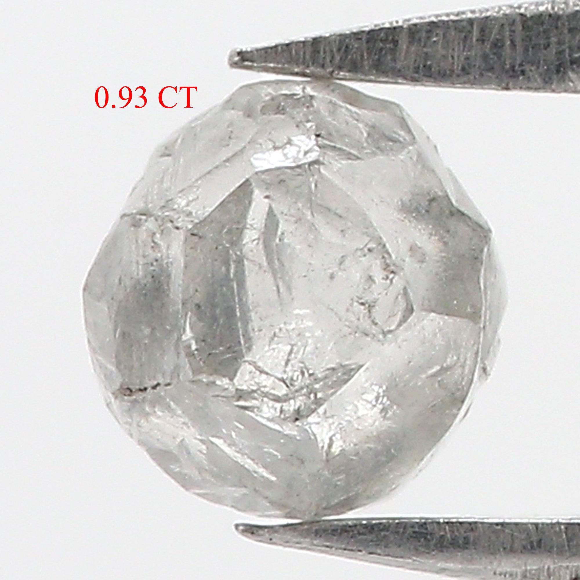 0.93 CT Natural Loose Rough Shape Diamond Grey Color Rough Diamond 5.10 MM Natural Loose Grey Diamond Rough Irregular Cut Diamond QL3114