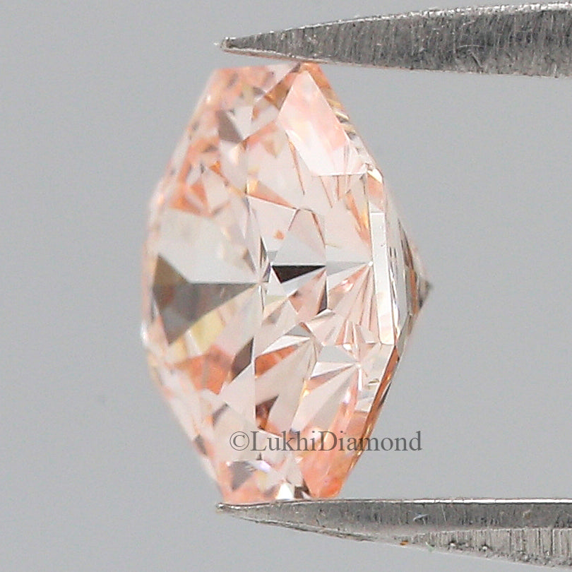 1.58 CT IGI Certified Octagonal Modified Brilliant Cut Fancy Pink Color VS2 Clarity Diamond Lab Grown CVD Diamond Lab Created Diamond L3207