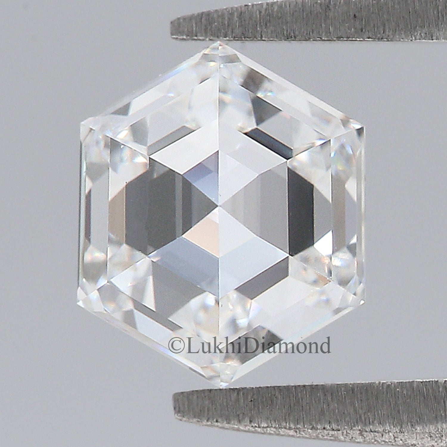 1.01 CT IGI Certified Hexagonal Step Cut Diamond White - D Color VVS2 Clarity Lab Grown Diamond Lab Created Diamond Hexagon CVD Diamond Q191