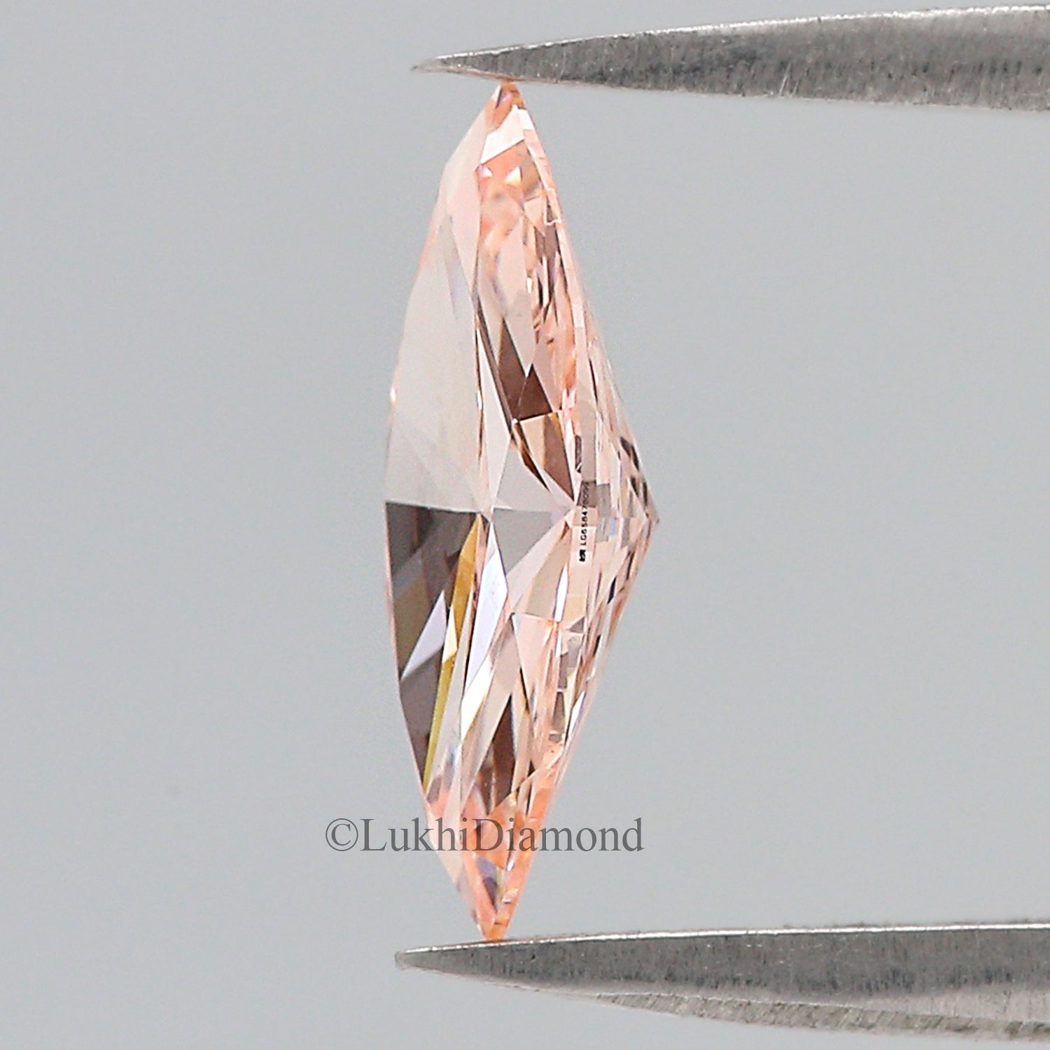 1.01 CT IGI Certified Marquise Brilliant Cut Fancy Vivid Pink Color VS1 Clarity Diamond Lab Grown CVD Diamond Lab Created Diamond L3206