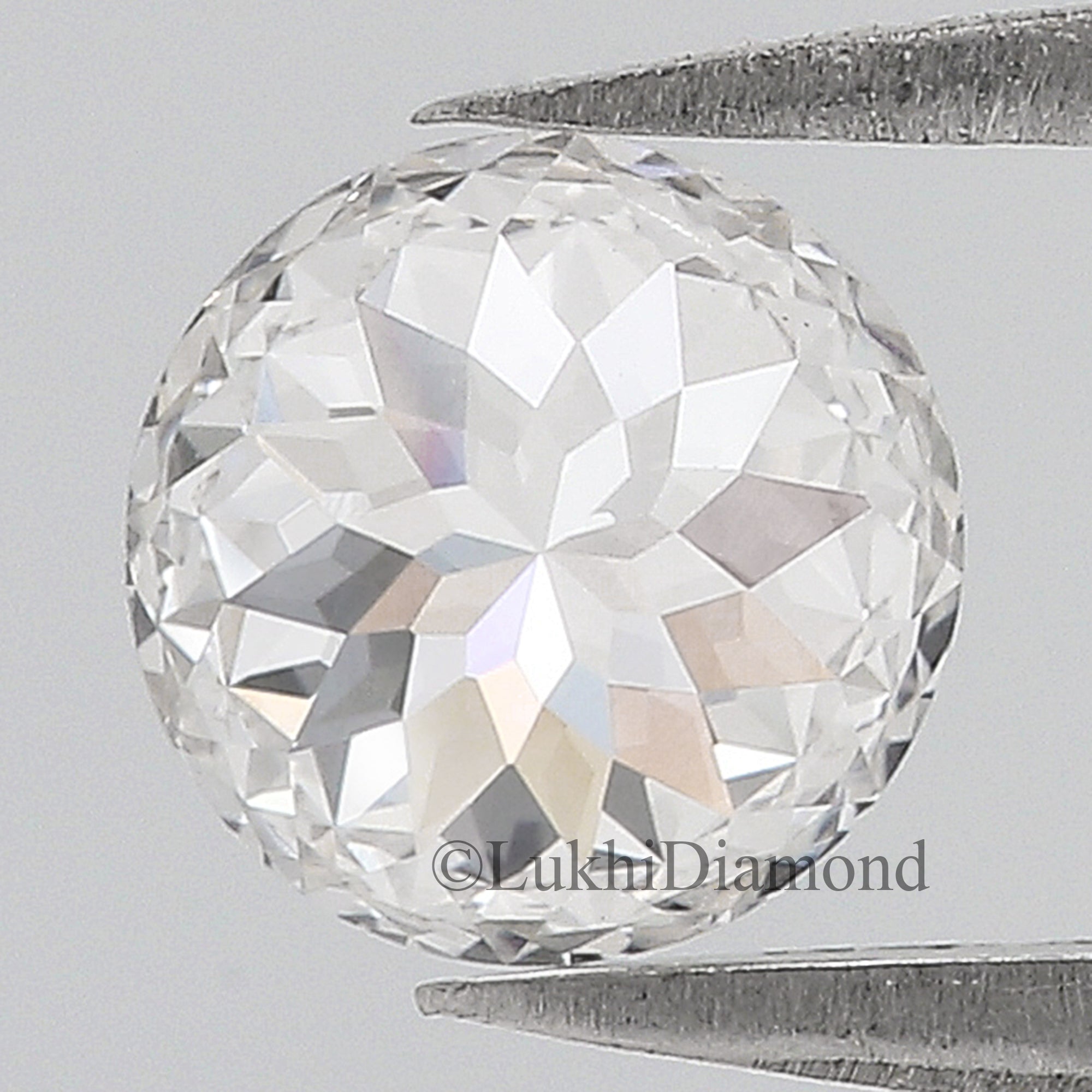 0.97 CT IGI Certified Round Portuguese Cut Diamond White - G Color VS1 Clarity Lab Grown Diamond Lab Created Loose Round CVD Diamond Q183