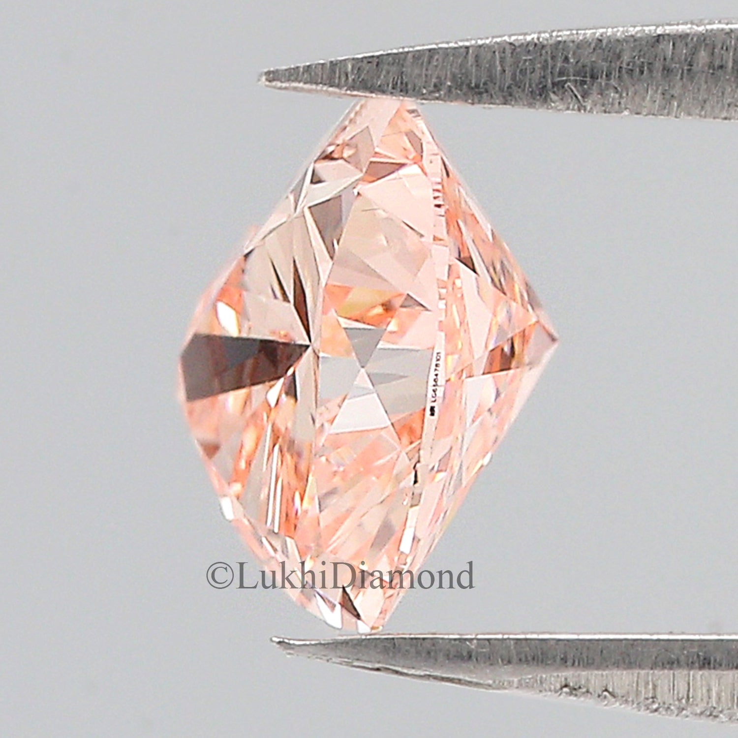 1.36 CT IGI Certified Heart Brilliant Cut Fancy Intense Pink Color VS1 Clarity Diamond Lab Grown Diamond Lab Created Heart CVD Diamond L3201