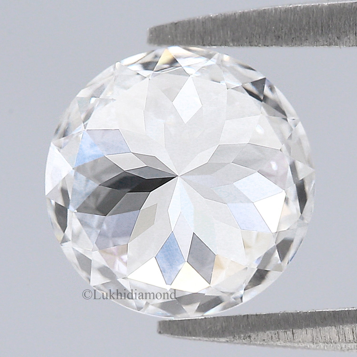 2.07 CT IGI Certified Round Portuguese Cut Diamond White - D Color VVS2 Clarity Lab Grown Lab Created Round Modified Cut CVD Diamond L3240