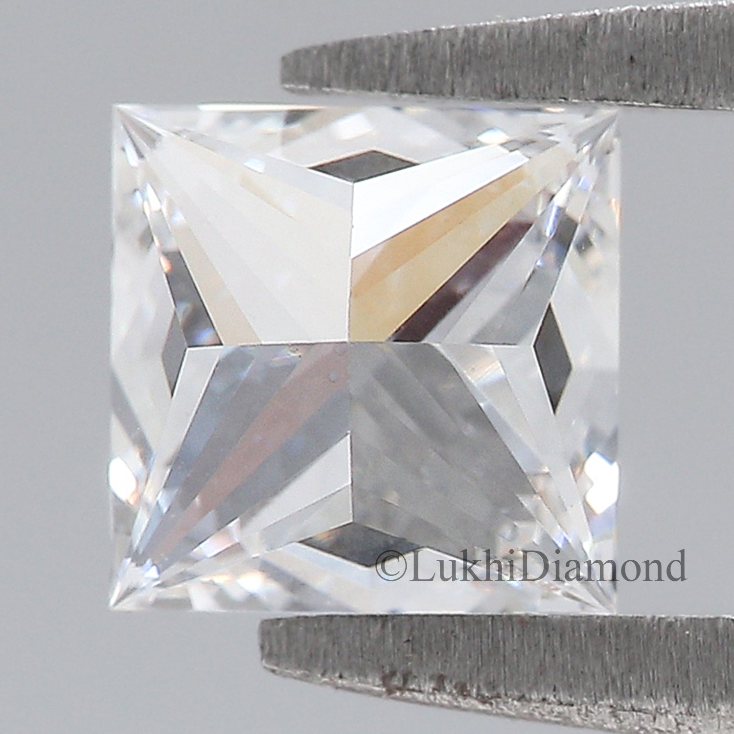 1.04 CT IGI Certified Princess Cut Diamond White - D Color VVS2 Clarity Lab Grown Diamond Lab Created Princess Diamond CVD Diamond L3210