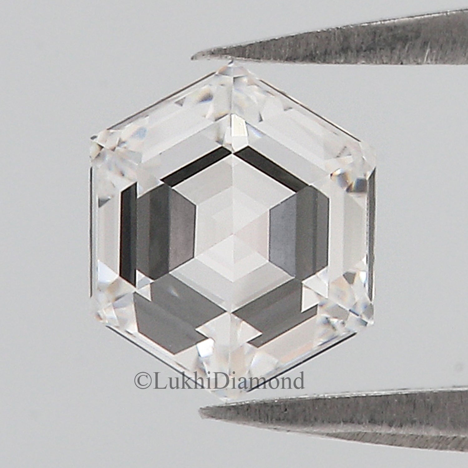 1.07 CT IGI Certified Hexagonal Step Cut Diamond White - D Color VVS2 Clarity Lab Grown Diamond Lab Created Diamond Hexagon CVD Diamond Q190