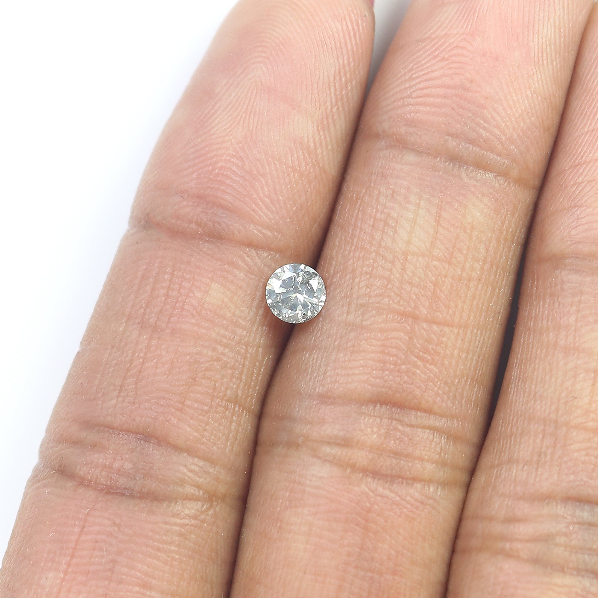 0.32 Ct Natural Loose Round Shape Diamond White Milky Color Round Diamond 4.50 MM Natural Loose Diamond Round Brilliant Cut Diamond QL7914