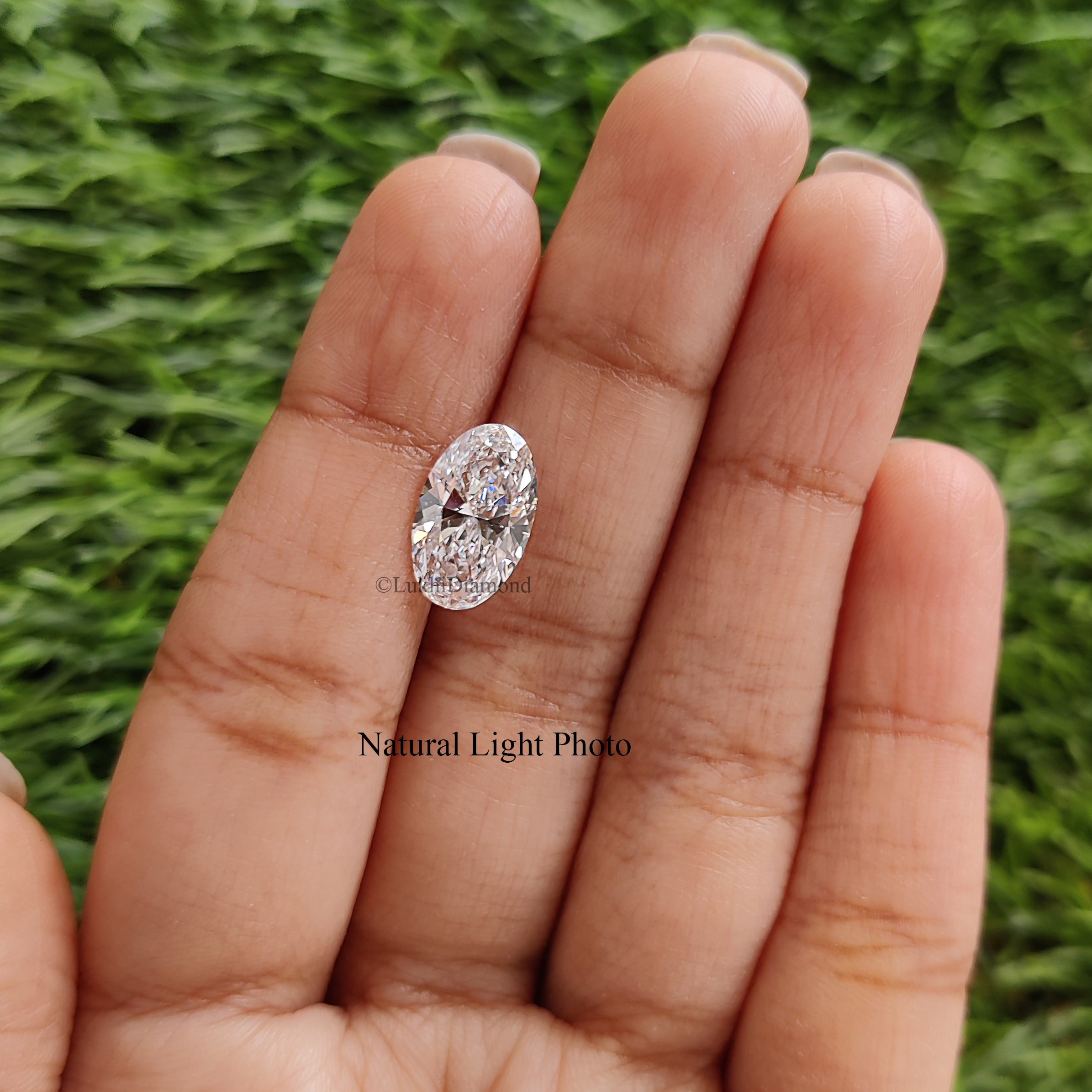 3.05 CT IGI Certified Oval Brilliant Cut Diamond White - D Color VVS1 Clarity Lab Grown Diamond Lab Created Oval Diamond CVD Diamond Q196