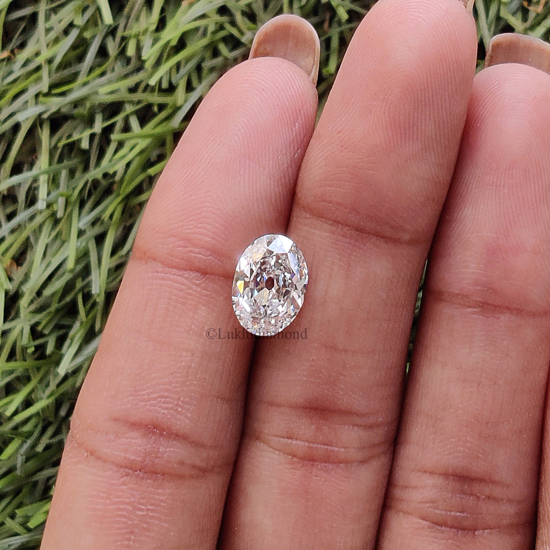 2.15 CT IGI Certified Oval Old European Cut Diamond White - E Color VS1 Clarity Diamond Lab Grown Diamond Lab Created Oval CVD Diamond L3252