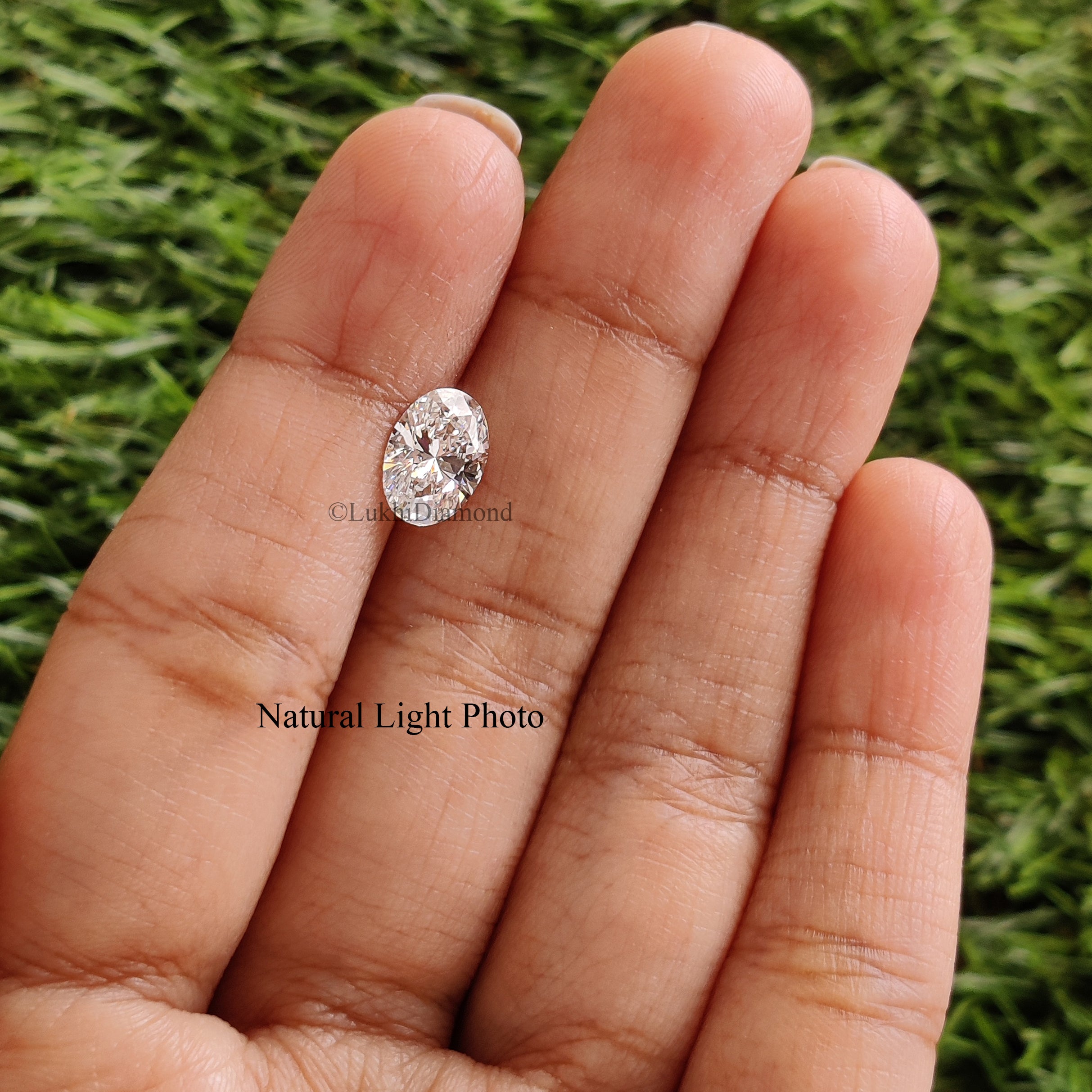 1.55 CT IGI Certified Oval Brilliant Cut Diamond White - E Color VVS2 Clarity Lab Grown Diamond Lab Created Oval Diamond CVD Diamond Q189