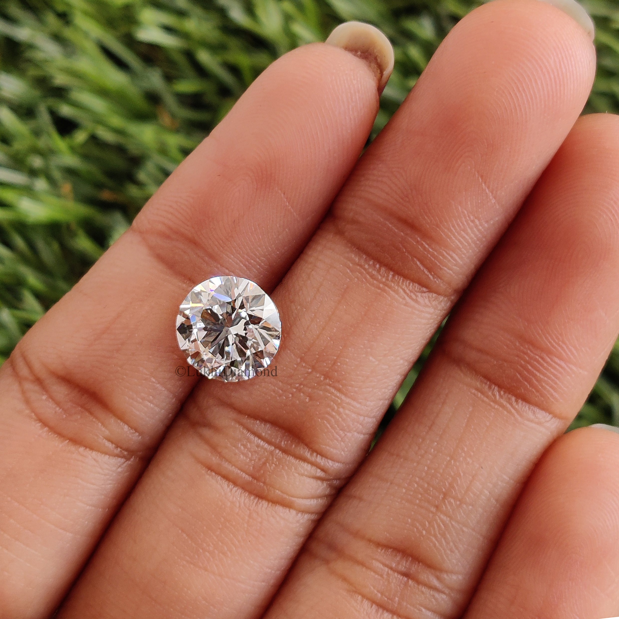 2.44 CT IGI Certified Round Brilliant Cut Diamond White - D Color VS1 Clarity Lab Grown Diamond Lab Created Diamond Round Diamond L3223