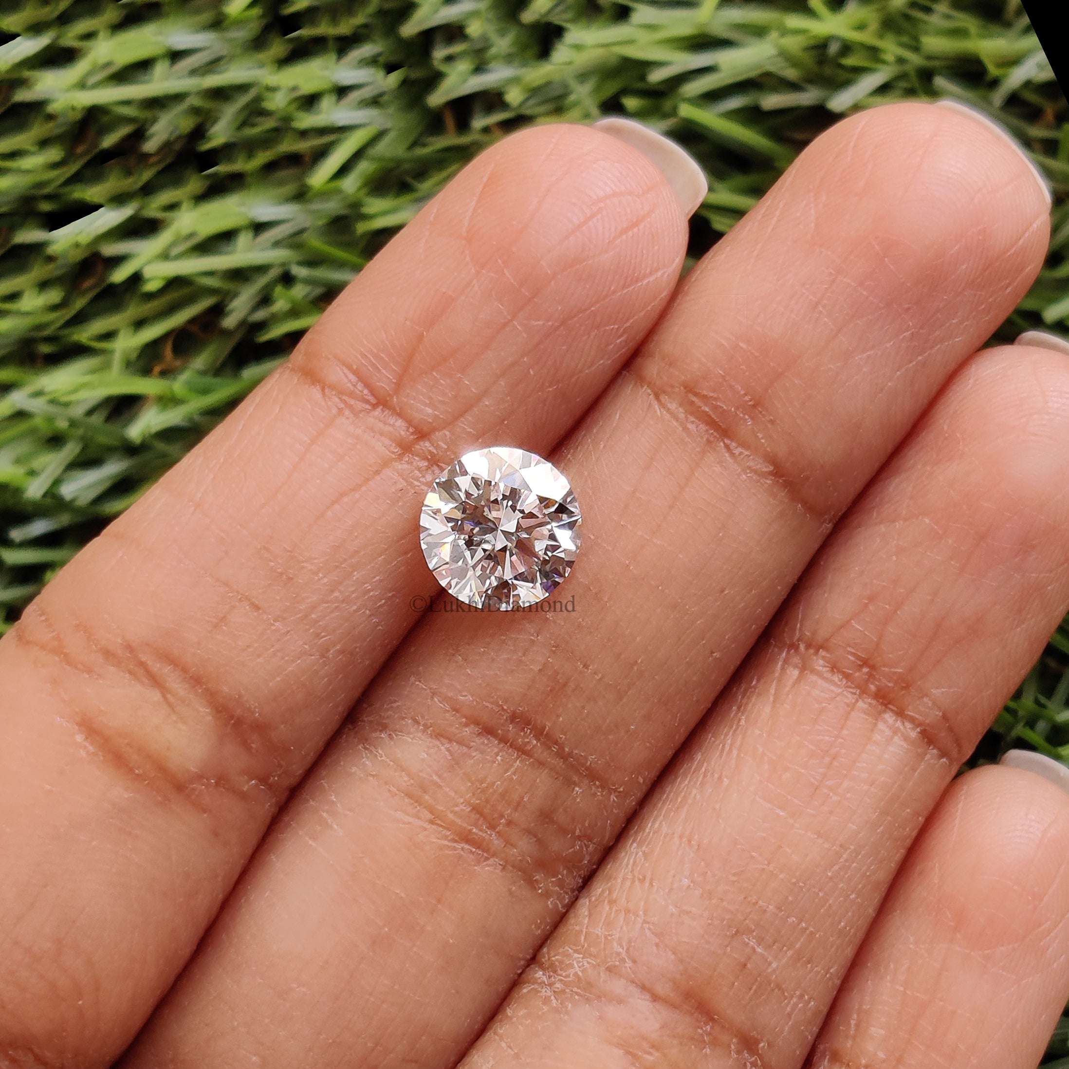 2.50 CT IGI Certified Round Brilliant Cut Diamond White - D Color VVS2 Clarity Lab Grown Diamond Lab Created Diamond Round Diamond L3249